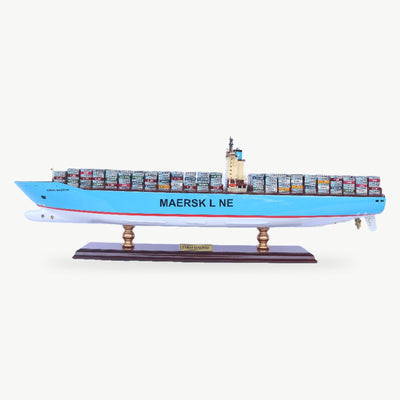 Emma Maersk Container Ship Wooden Model – 70 cm