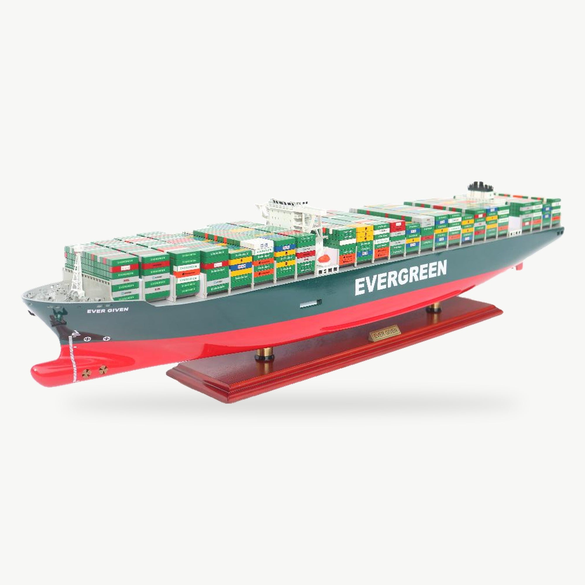Ever Given Container Ship Wooden Model – 100 cm