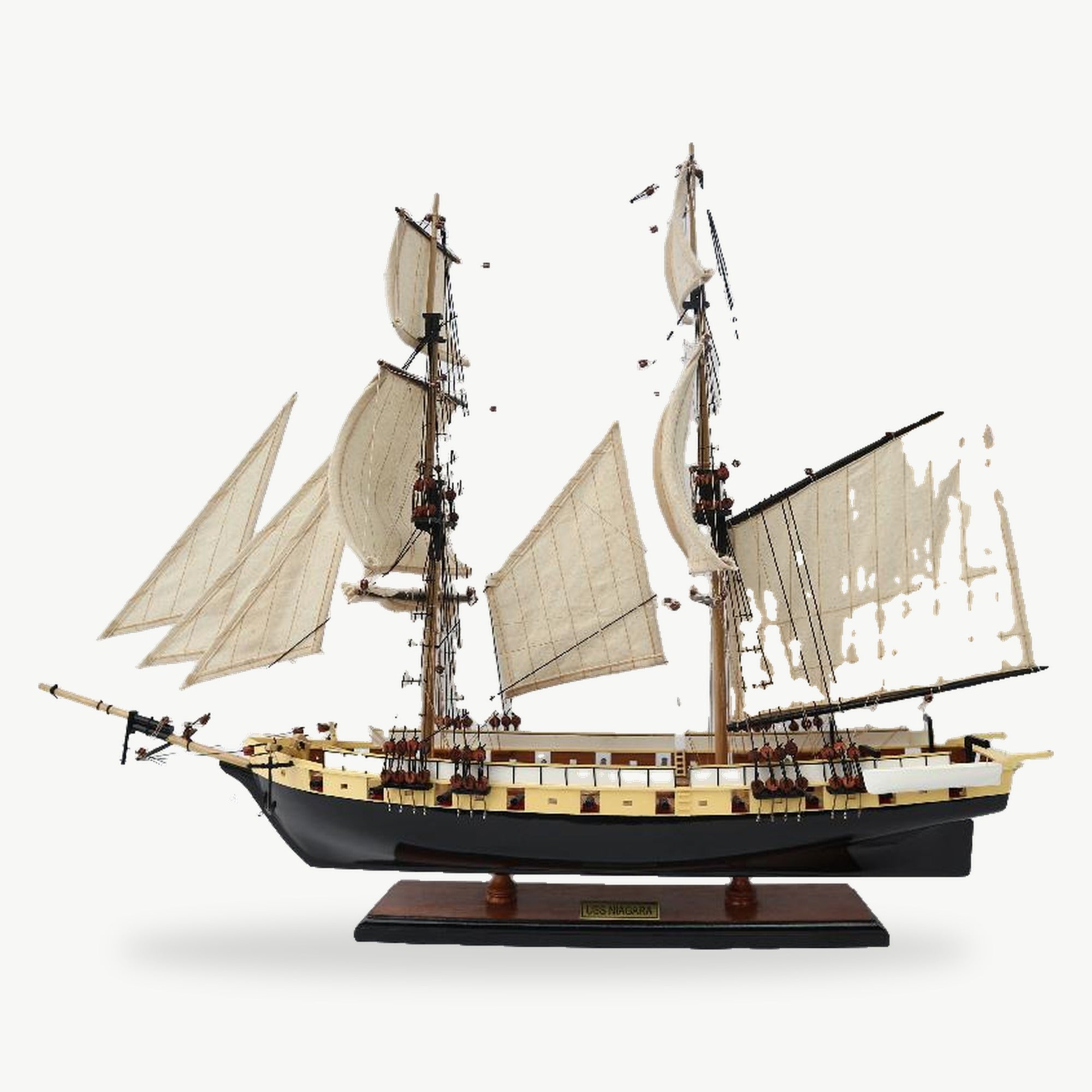 USS Niagara Tall Ship Wooden Model – 84 cm