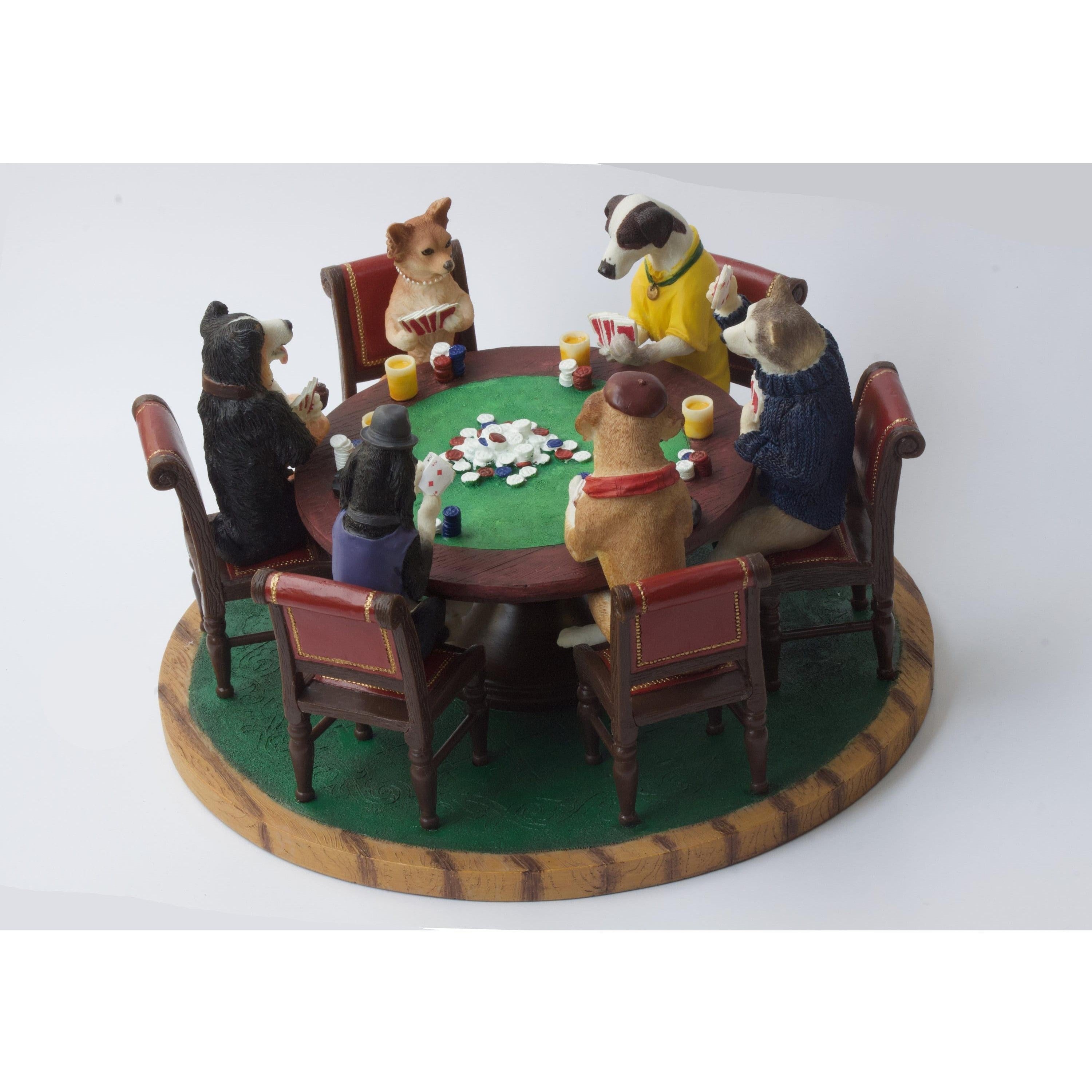 The Dogs Playing Poker Statue. Dogs playing Poker Figurine
