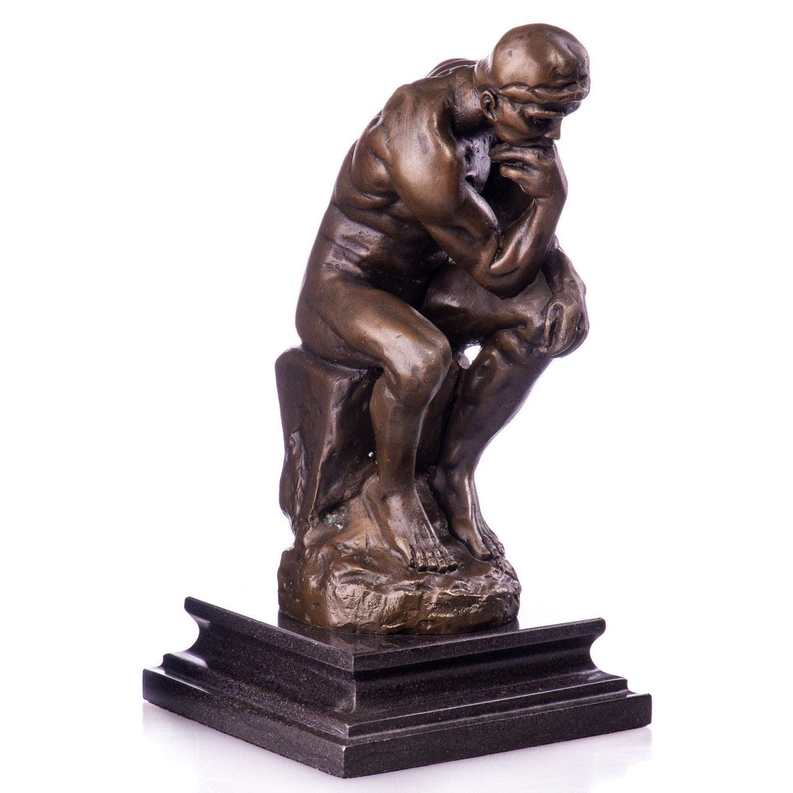 The Thinker Bronze Sculpture After Auguste Rodin | Figurines & Statues