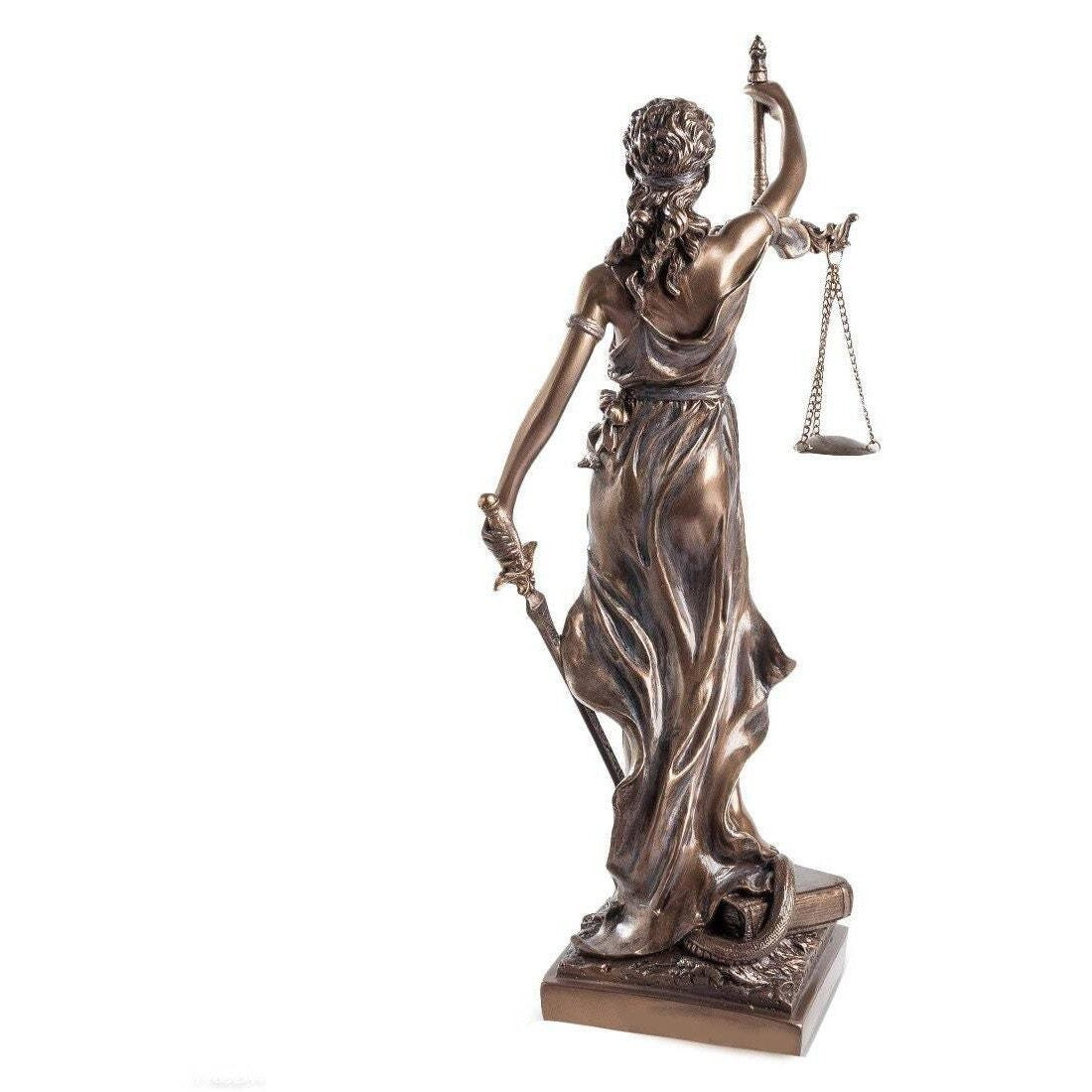 Themis Statue Bronze. Symbol of justice.Themis Bronze Figurine