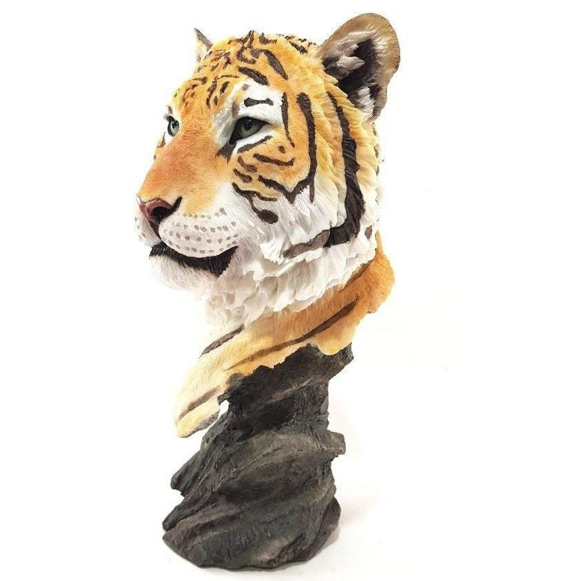 Tiger head Bust | Busts | Home Decor | Handcrafted | Collectible Art