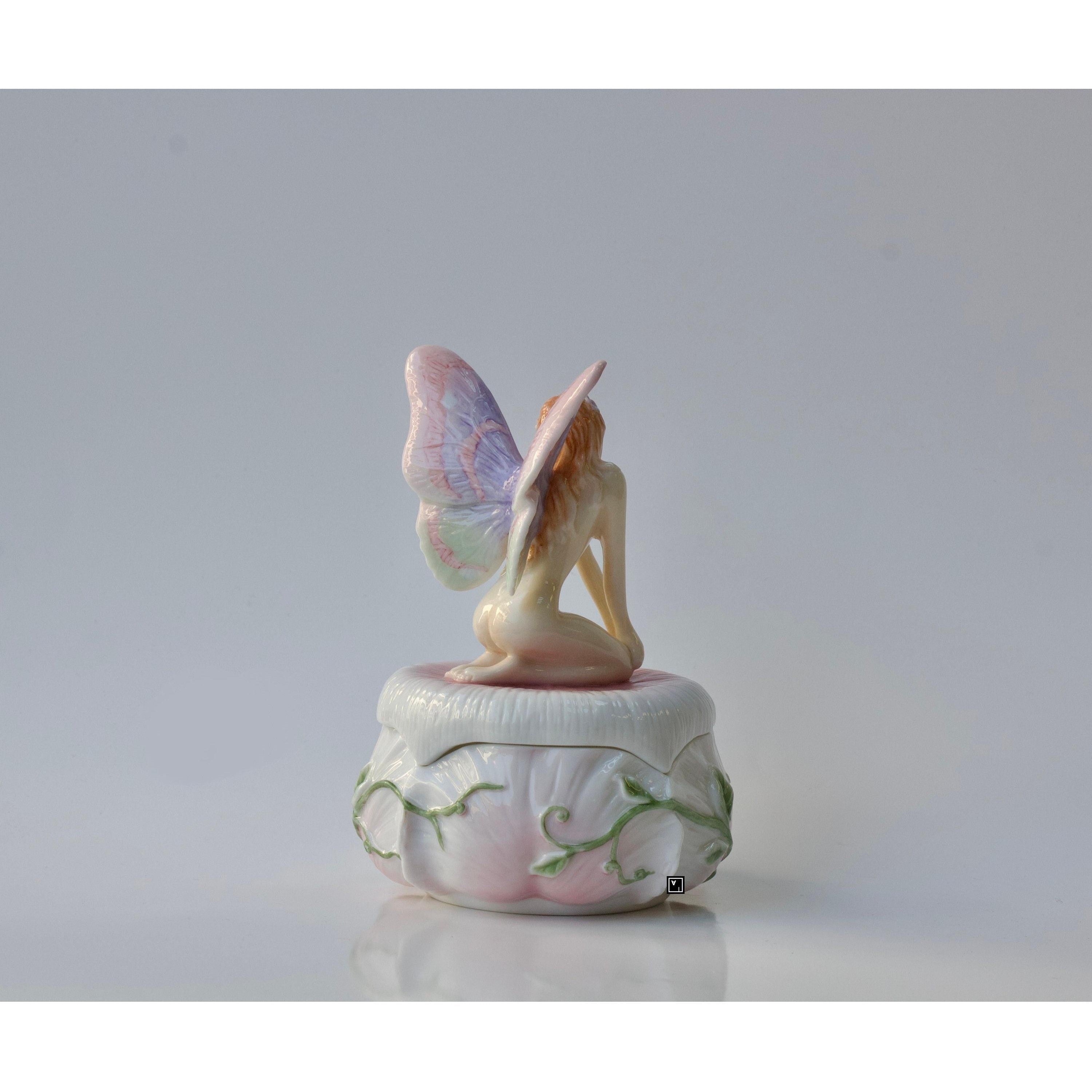 Trinket Box Kneeling Fairy | Desk & Curio Accessories | Home Decor