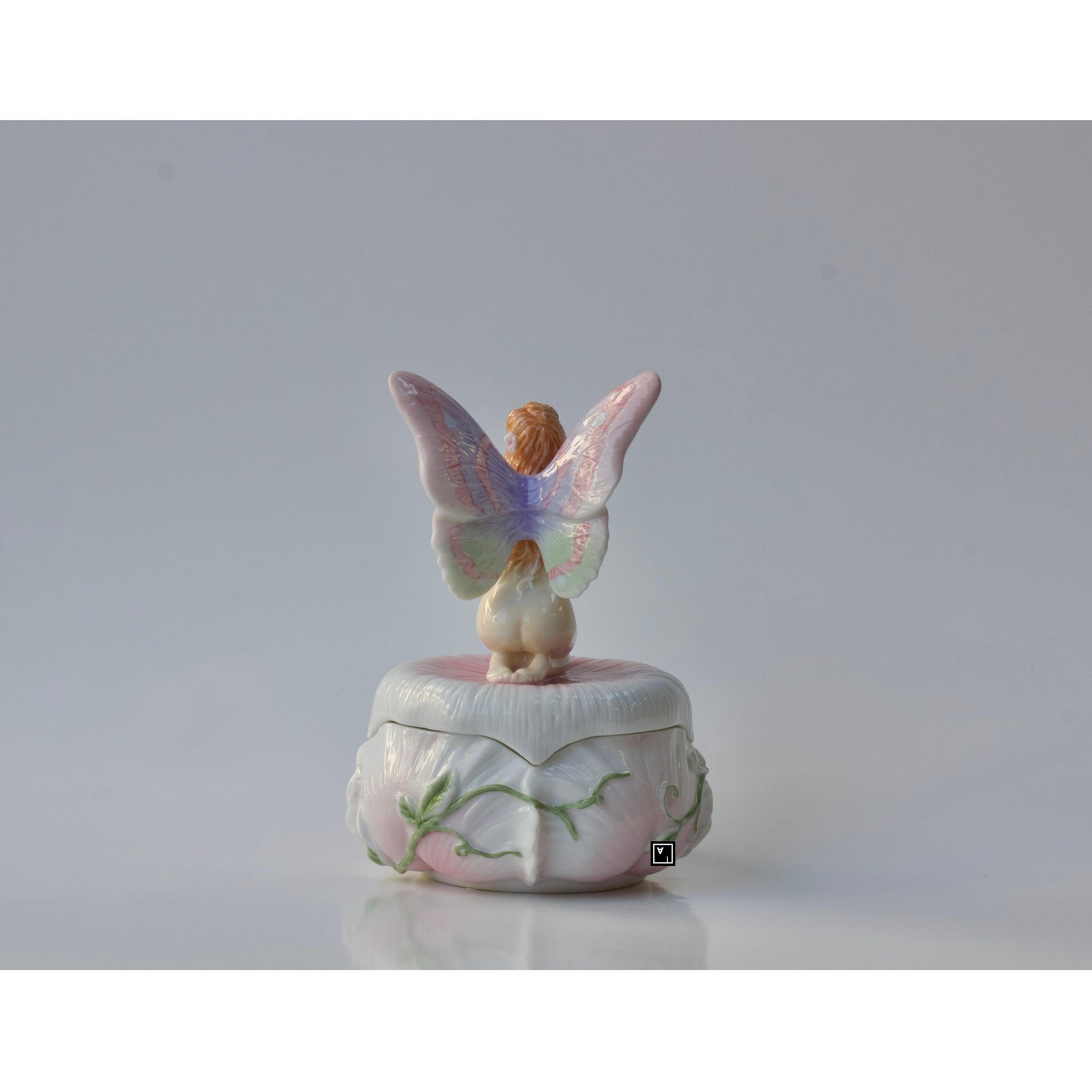 Trinket Box Kneeling Fairy | Desk & Curio Accessories | Home Decor