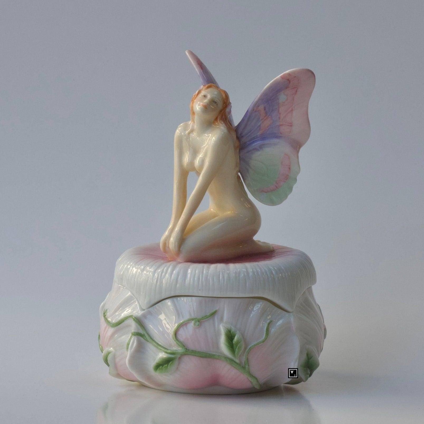 Trinket Box Kneeling Fairy | Desk & Curio Accessories | Home Decor