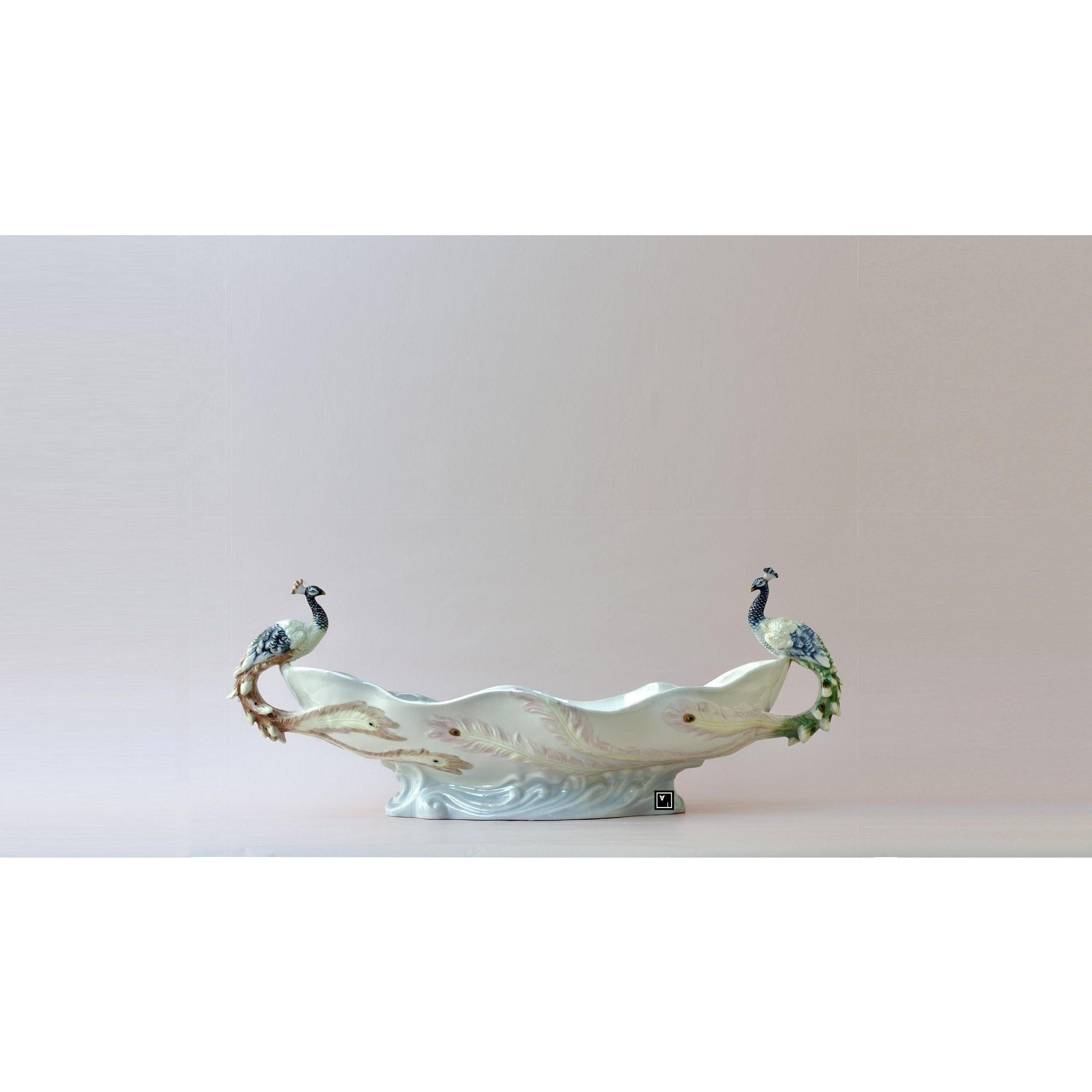 Twin Peacock Tray | Vases & Bowls | Home Decor | Handcrafted