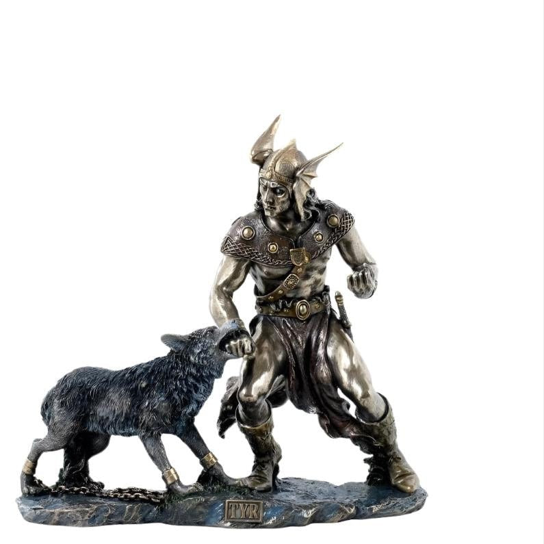 Tyr battleing Fenrir | Curios & Collectibles | Home Decor