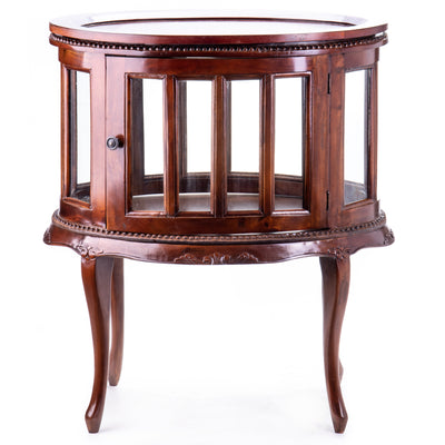 Antique Display Cabinet | Handcrafted Wood Decor