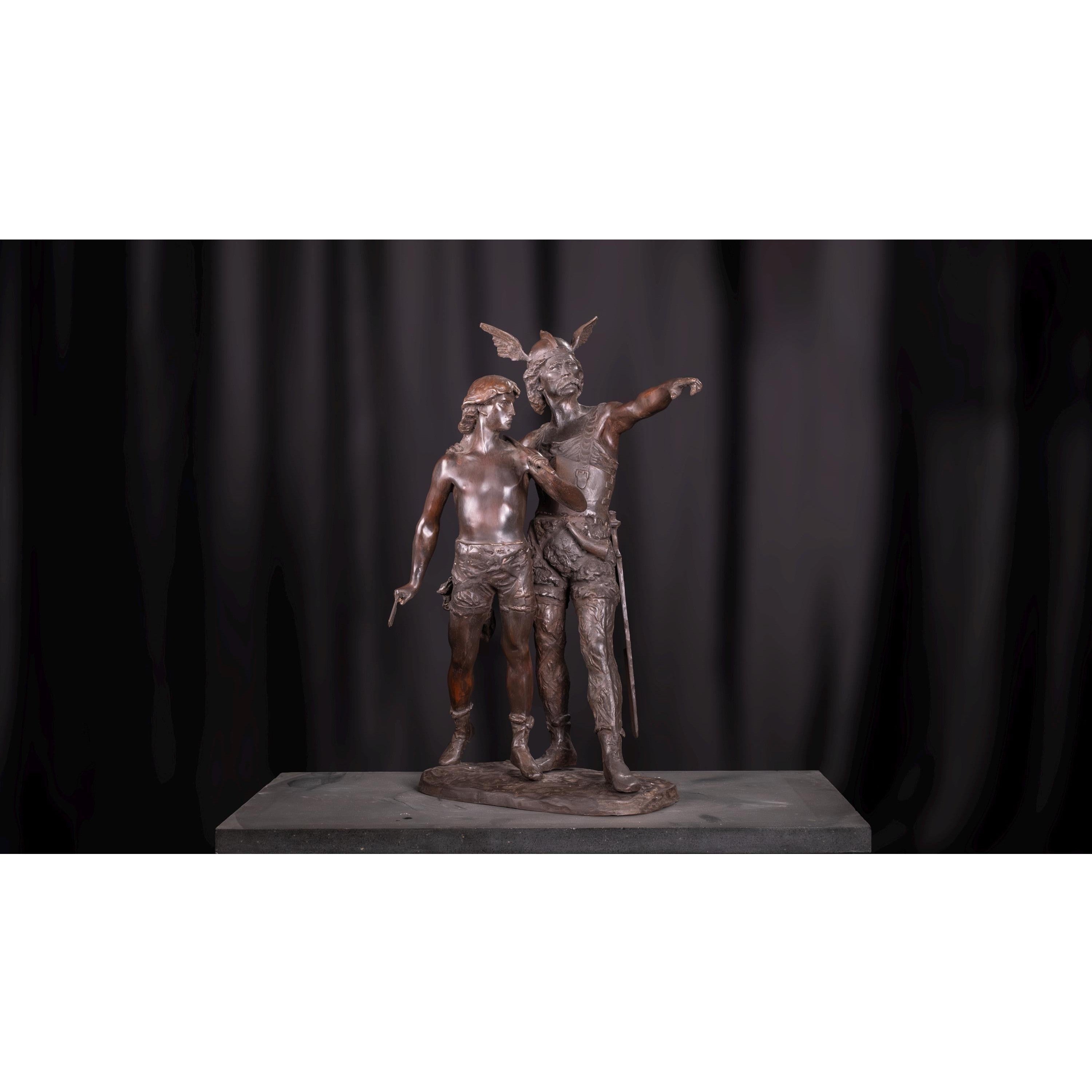 Vergincetorix with his son | Curios & Collectibles | Home Decor