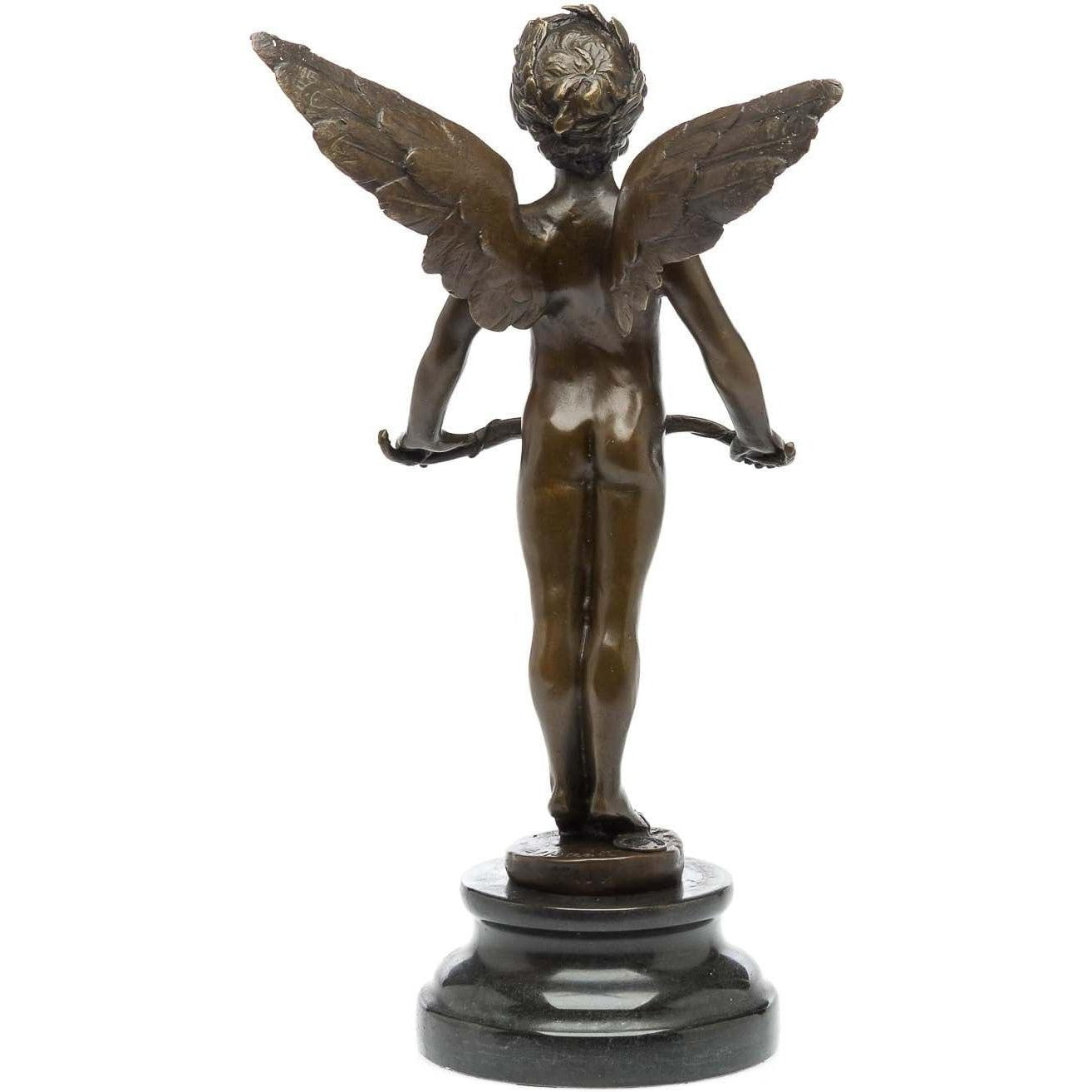 “Vici” – Winged Child Holding a Bow | Figurines & Statues