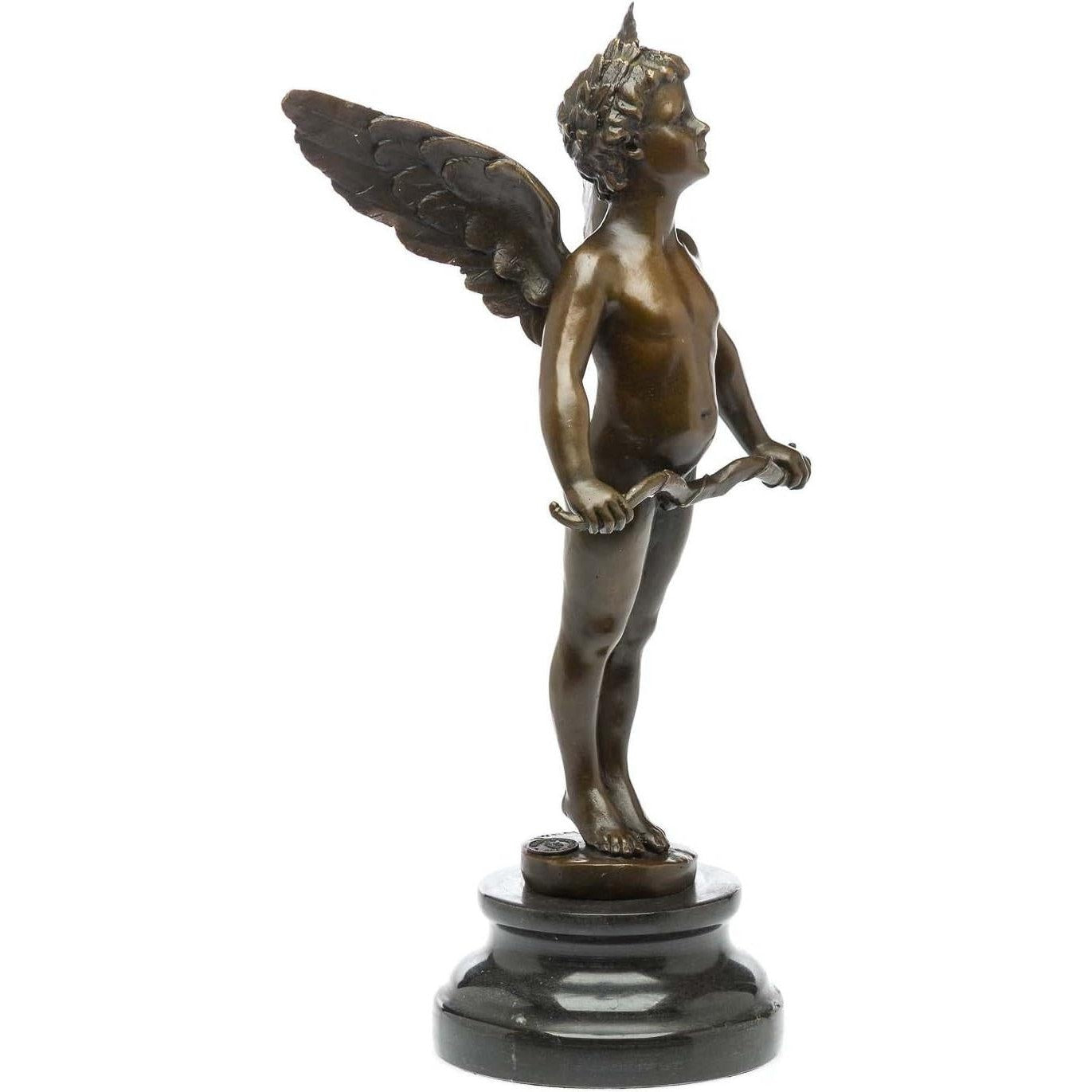 “Vici” – Winged Child Holding a Bow | Figurines & Statues