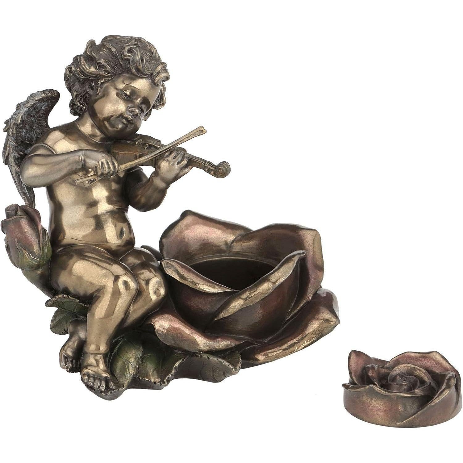 Violin-Playing Angel Candlestick | Lighting | Home Decor