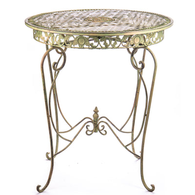 Metal garden table | Handcrafted Garden Decor | Unique Home Accent