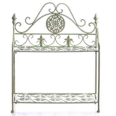 Metal shelf small | Handcrafted Garden Decor | Unique Home Accent