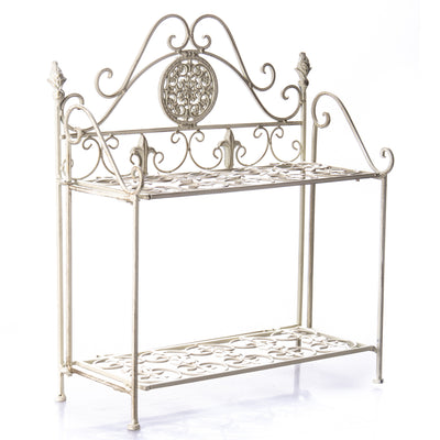 Metal shelf small | Handcrafted Garden Decor | Unique Home Accent