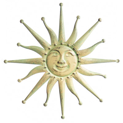 Metal wall decoration sun | Handcrafted Garden Decor | Unique Home