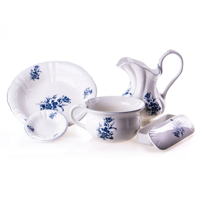 Ceramic washing set 5 pieces | Handcrafted Ceramic Decor
