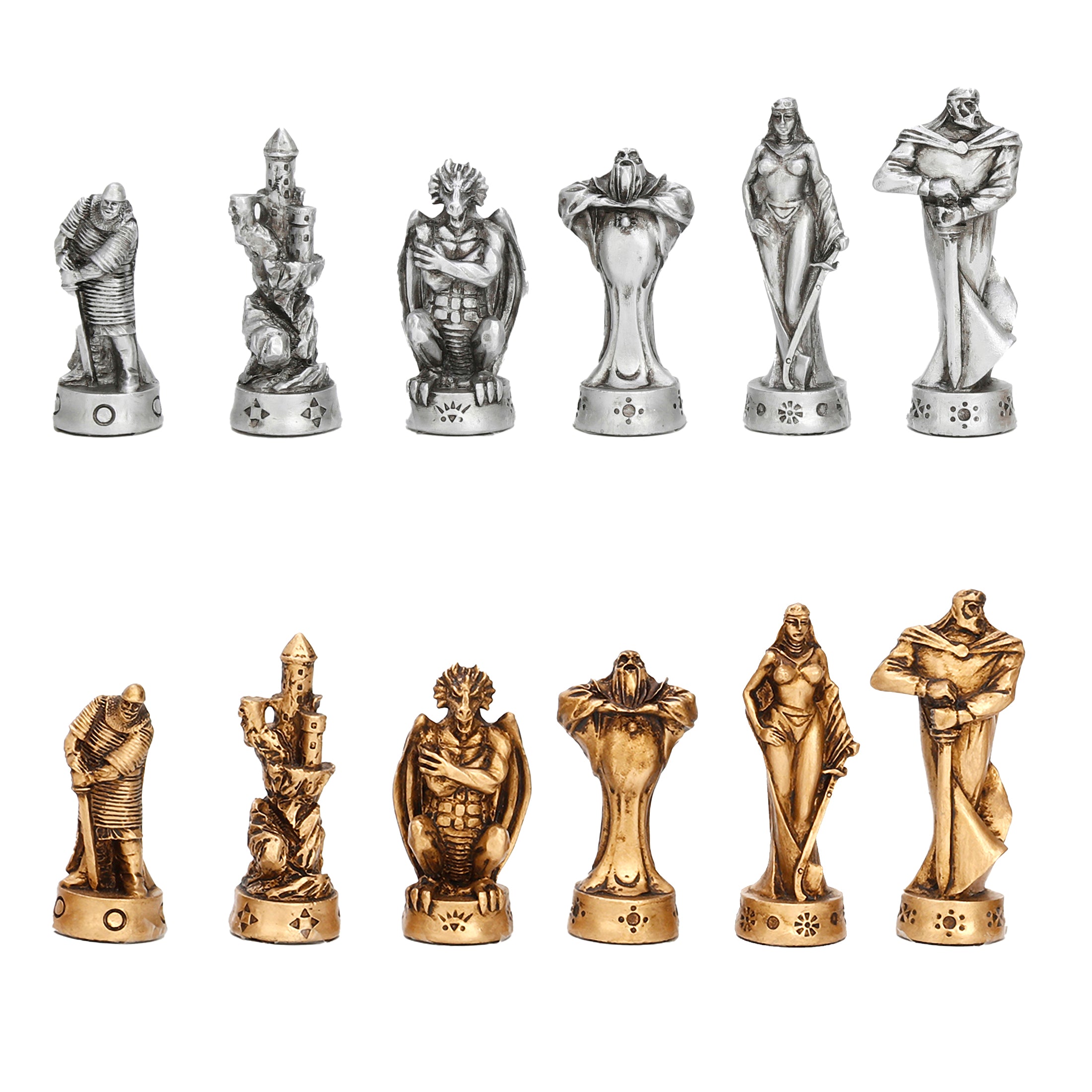 Medieval Fantasy Chessmen Set (No Board)
