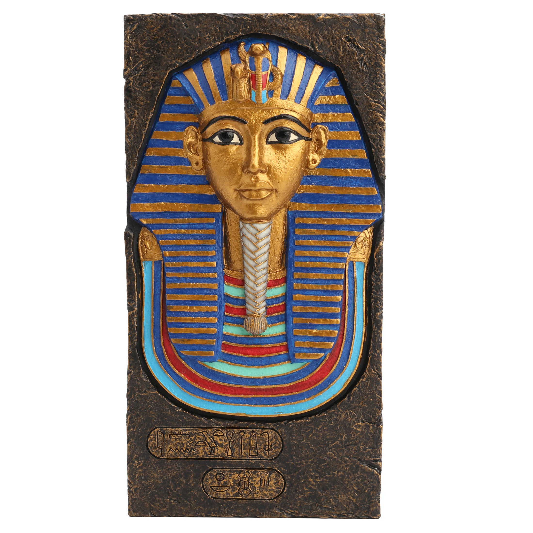Egyptian Pharaoh Tutankhamun Wall Plaque