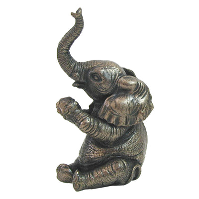 Baby Elephant Sitting And Applauding (Mbz)