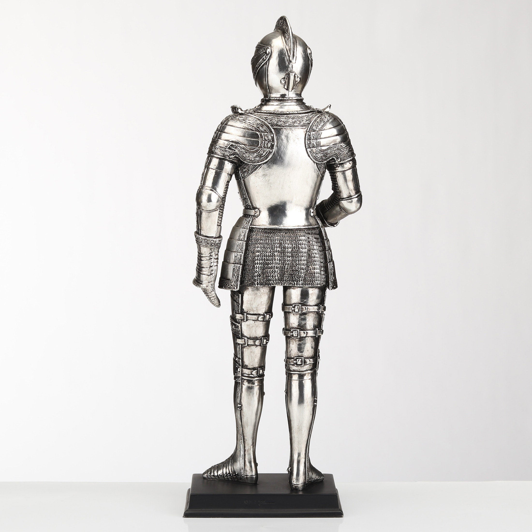 Medieval Armor Sword In Right Hand (Silver)
