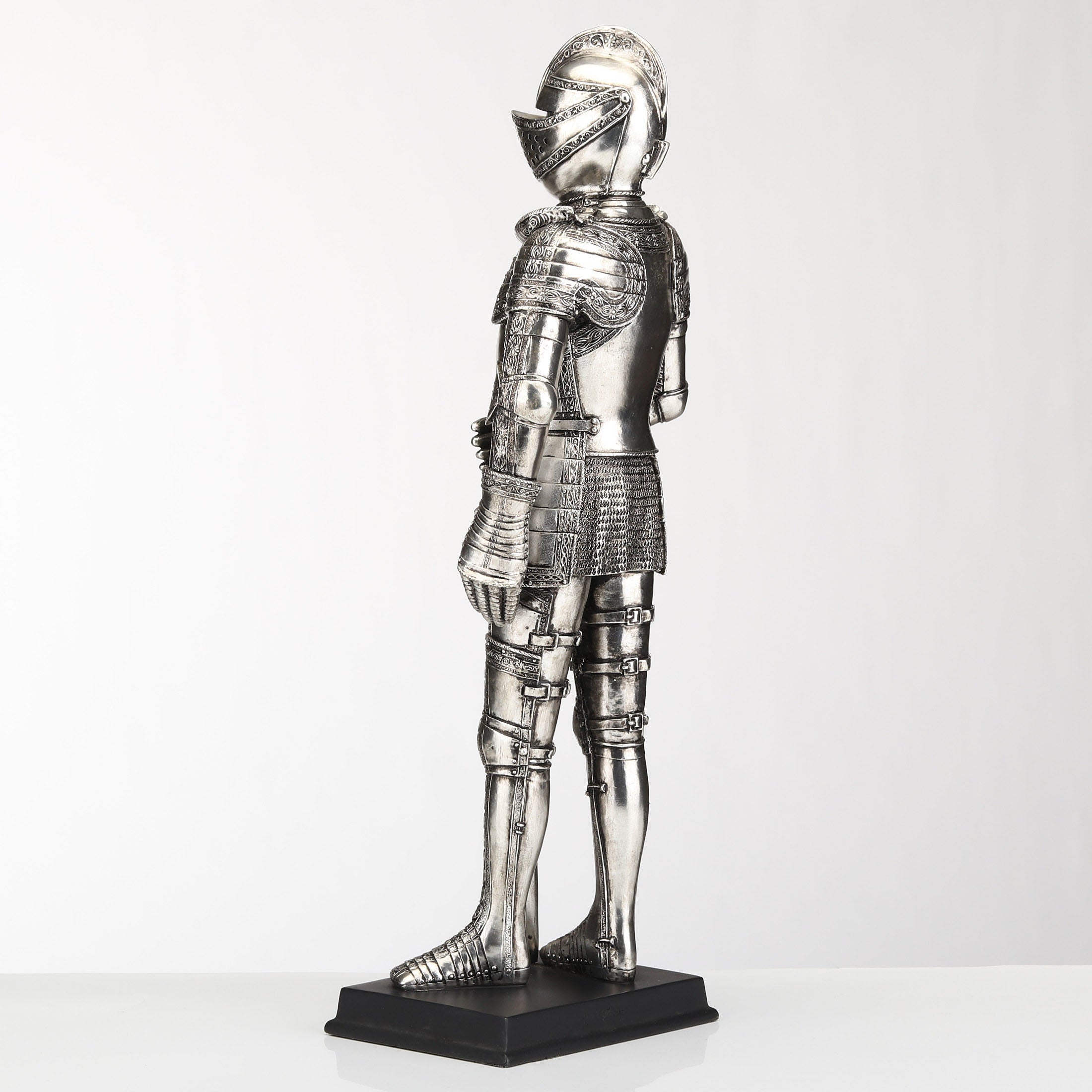 Medieval Armor Sword In Right Hand (Silver)