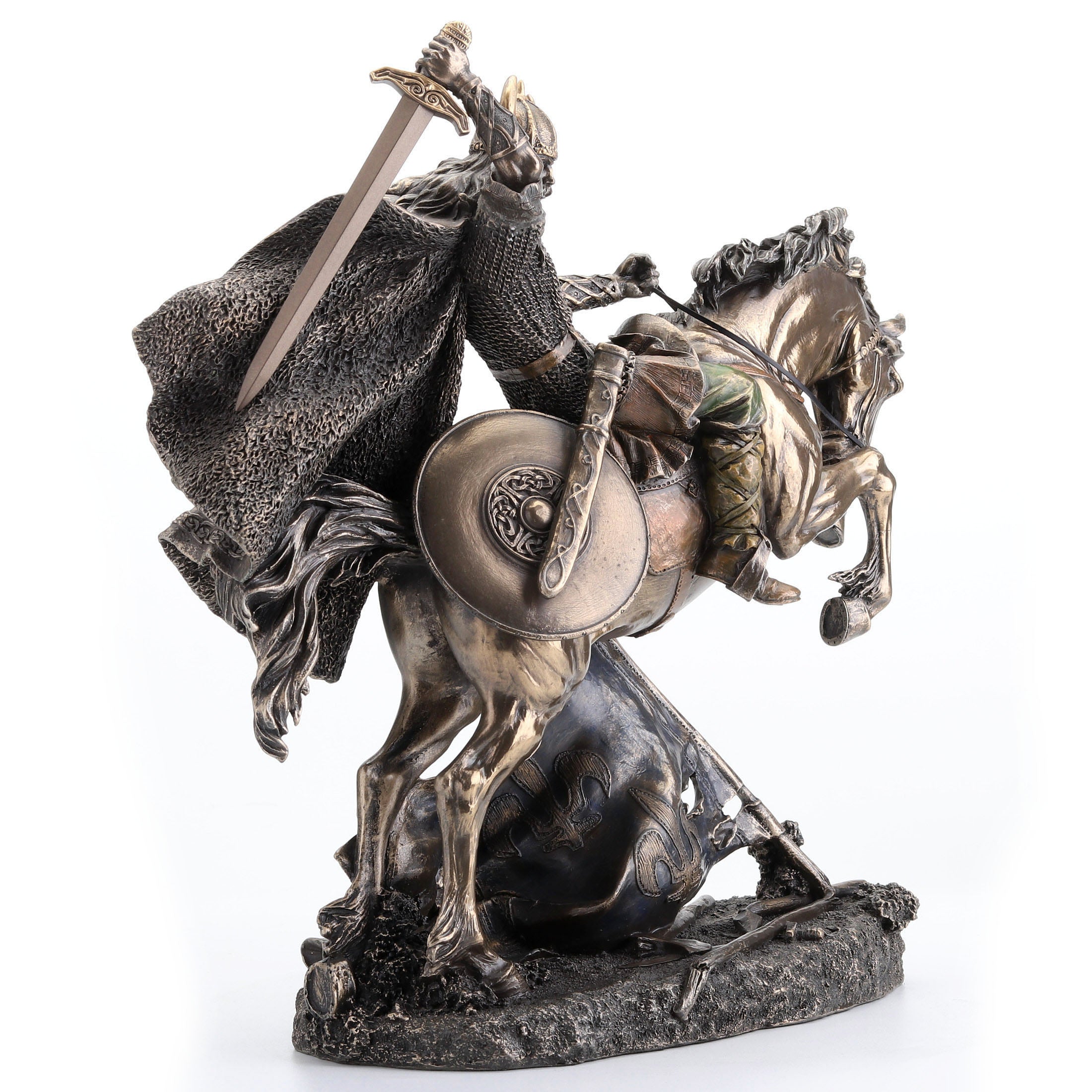 Viking On Rearing Horse
