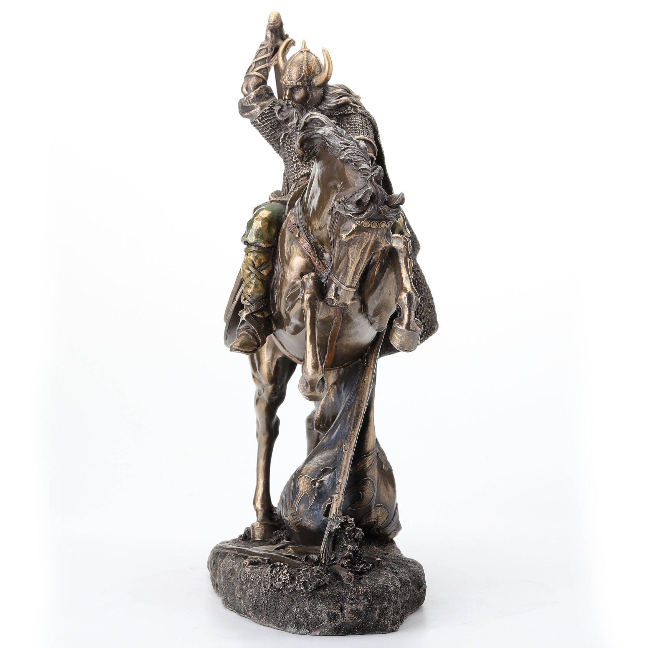 Viking On Rearing Horse