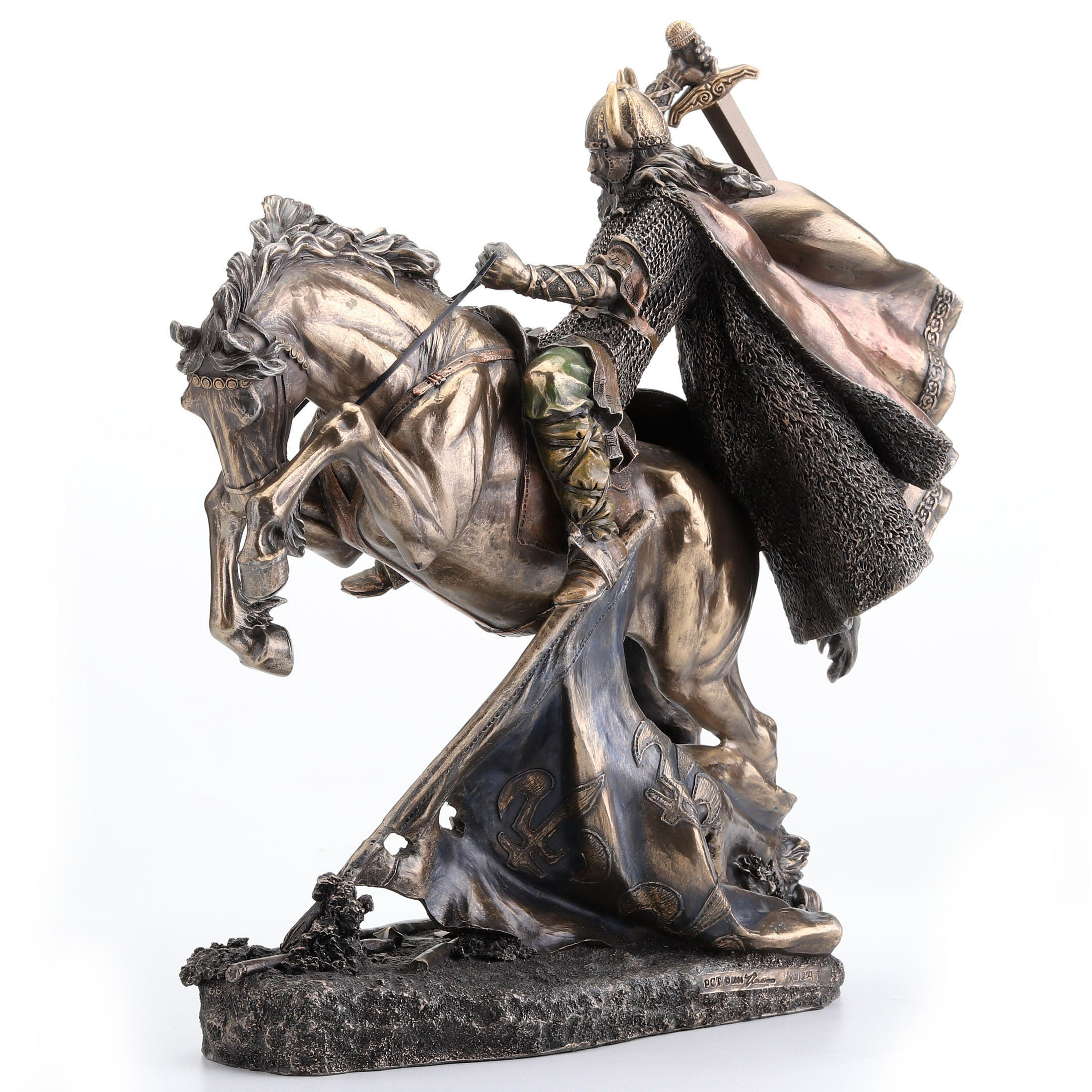 Viking On Rearing Horse