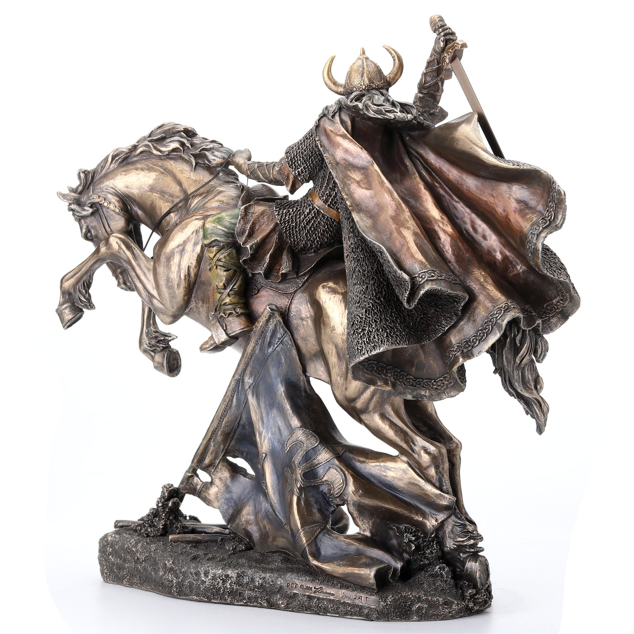Viking On Rearing Horse