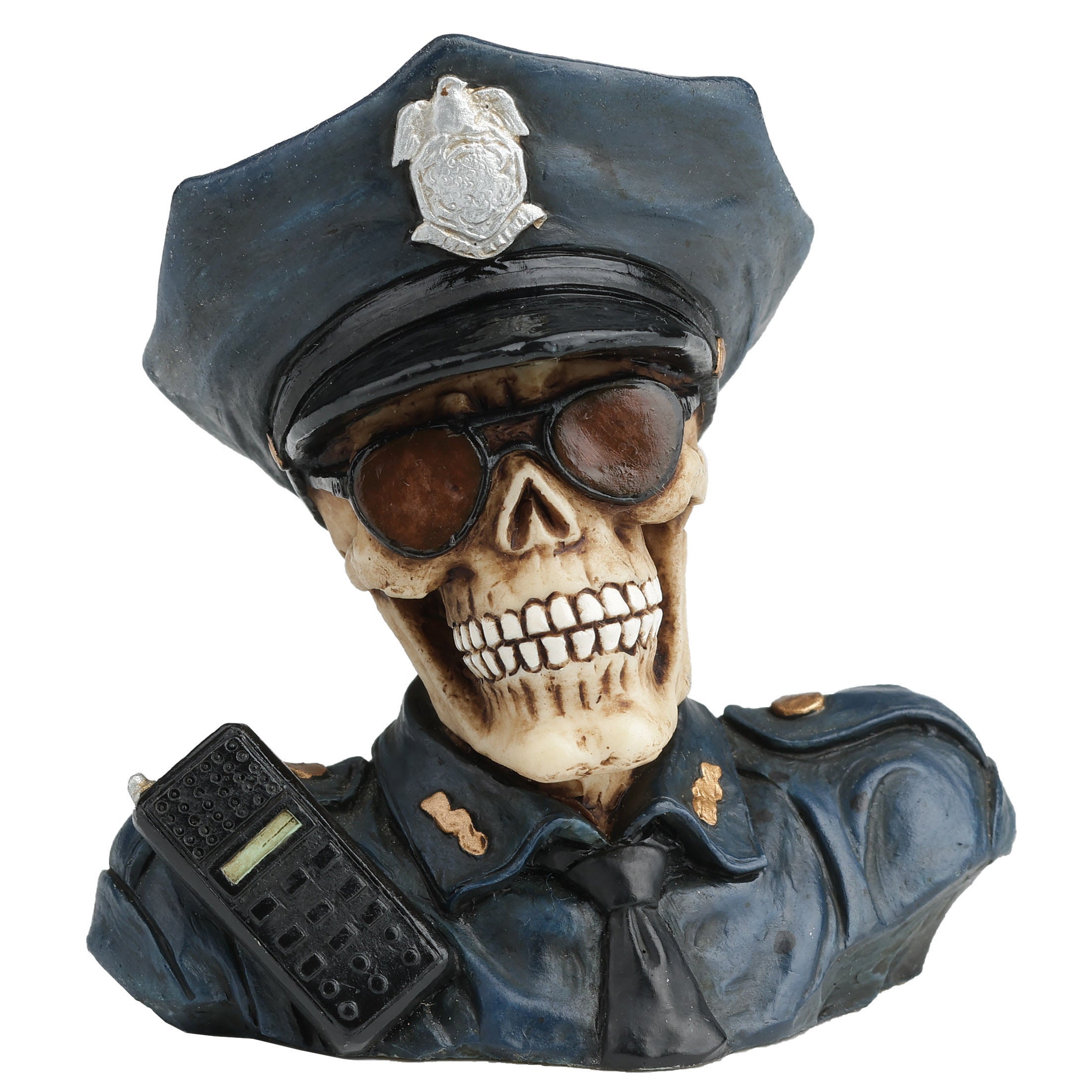 Skeleton Police Half Bust