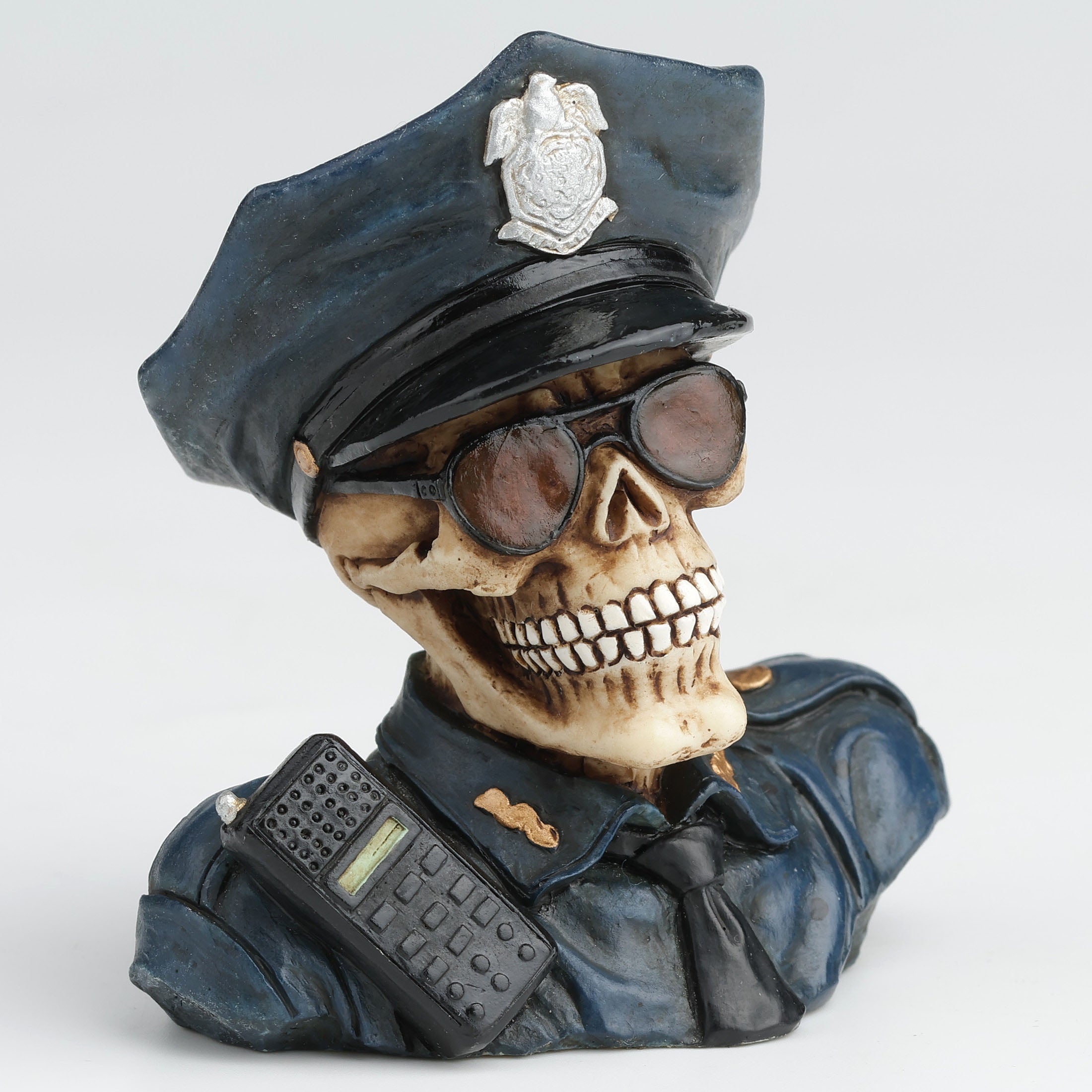 Skeleton Police Half Bust
