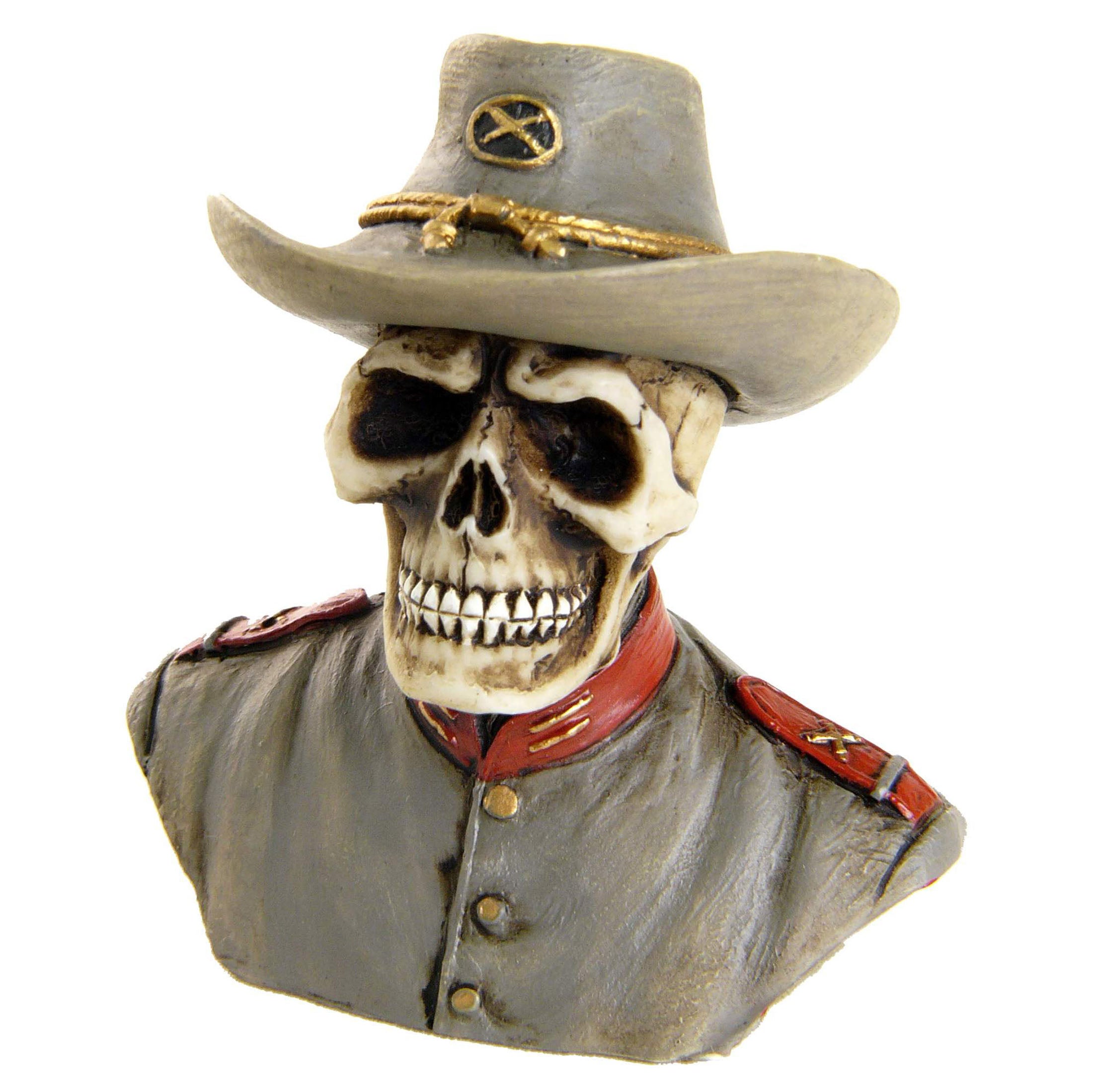 Confederate States Army Skeleton Half Bust