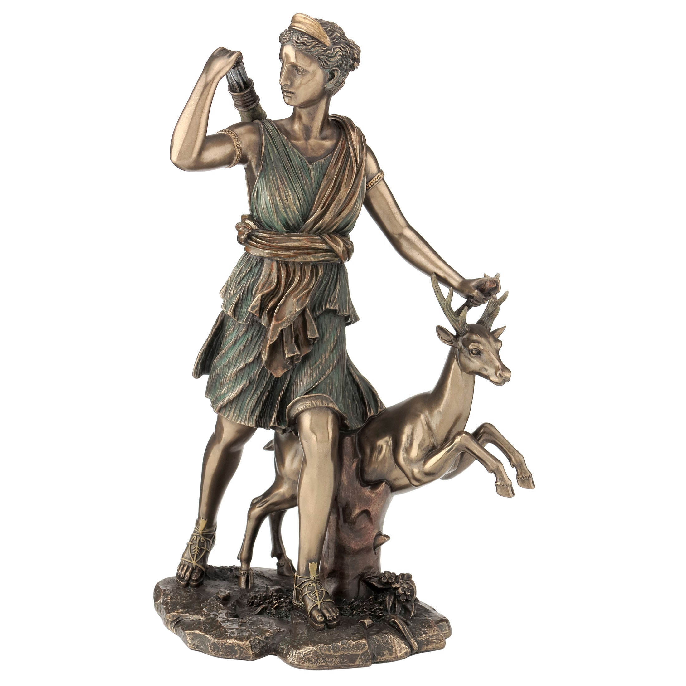 Greek Goddes Diana With Deer