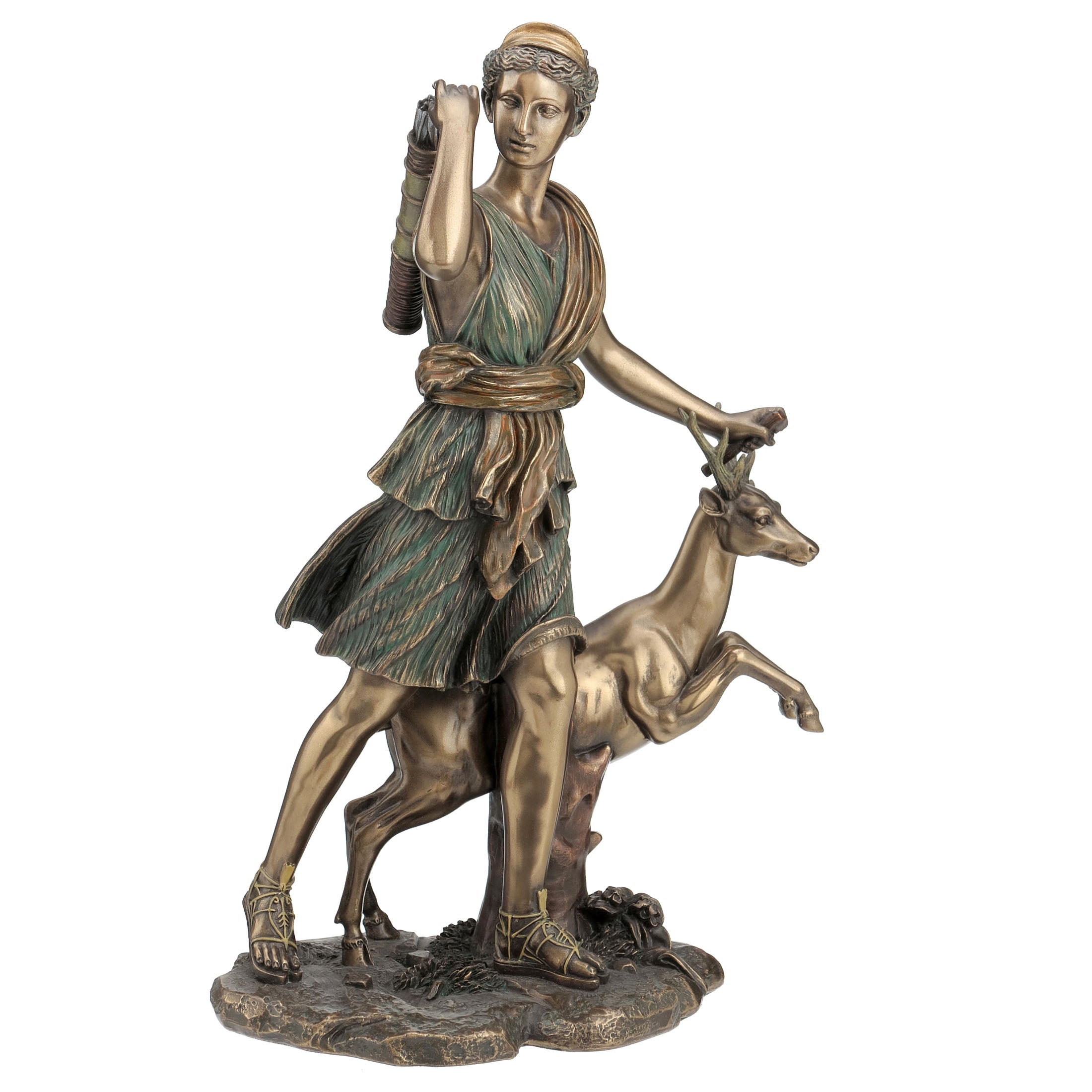 Greek Goddes Diana With Deer