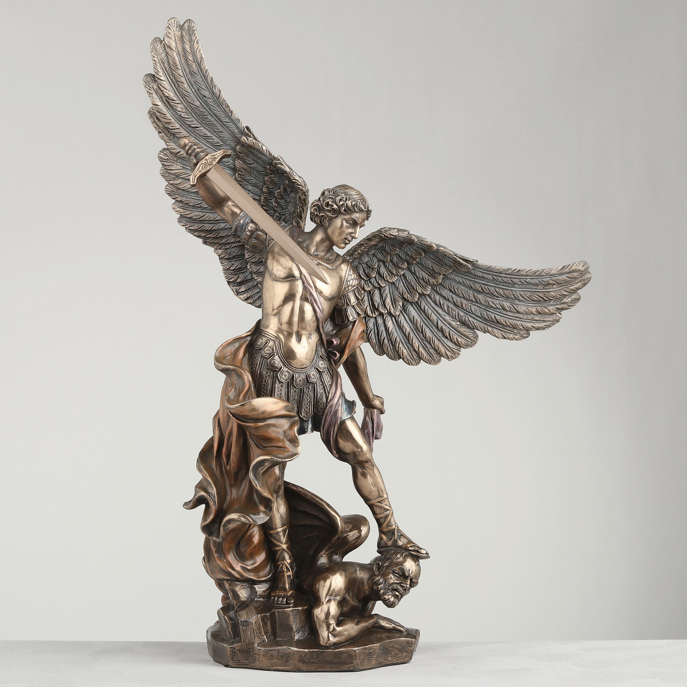 Saint Michael Tramples Demon
