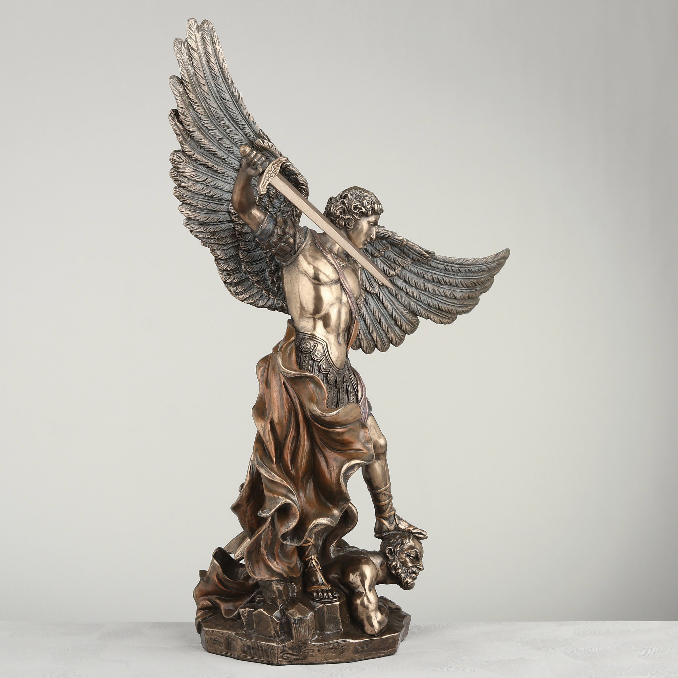 Saint Michael Tramples Demon