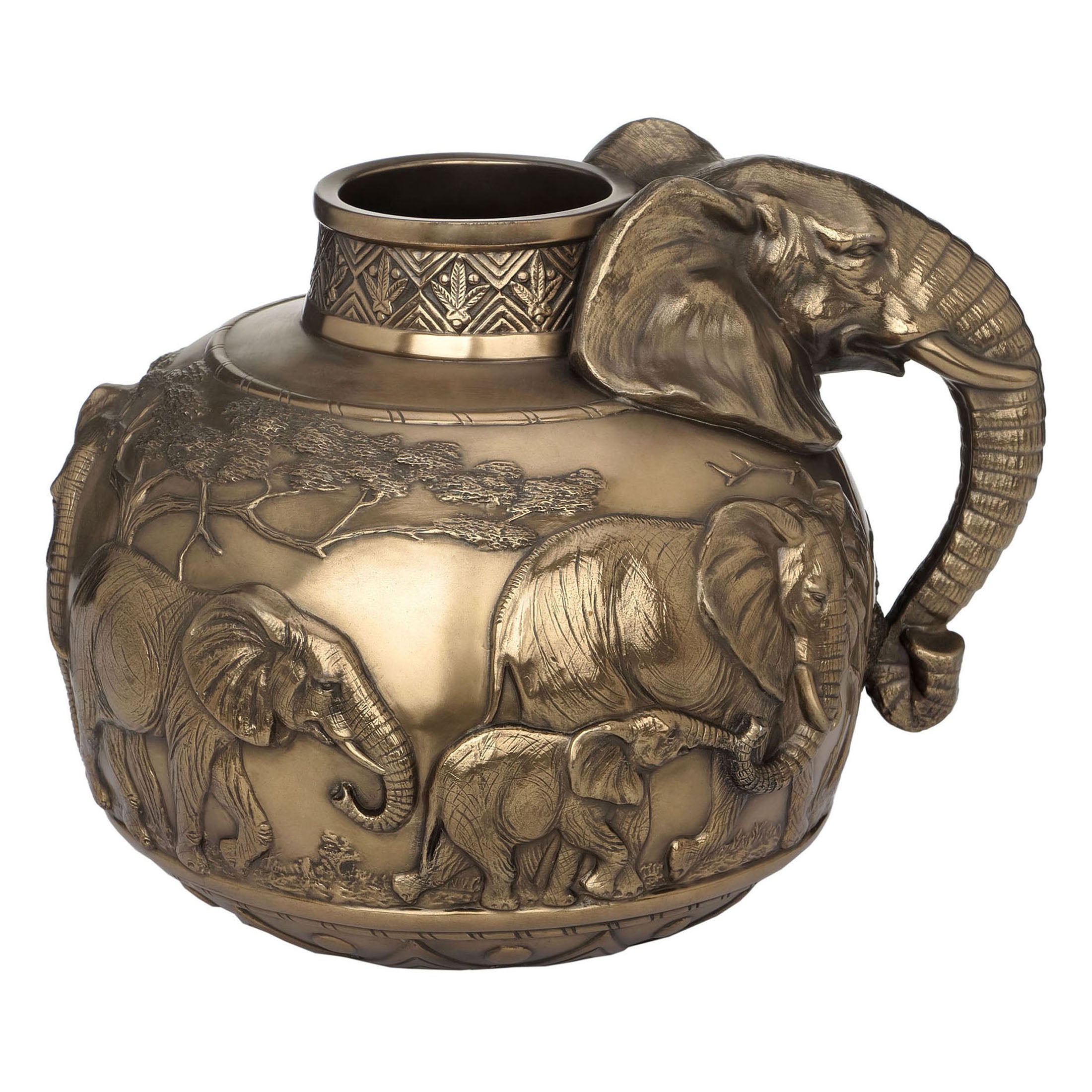 Safari Elephants Vase