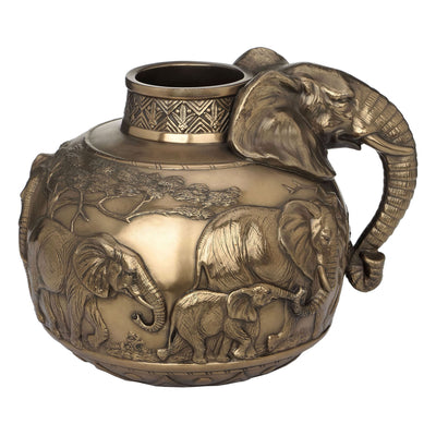 Safari Elephants Vase