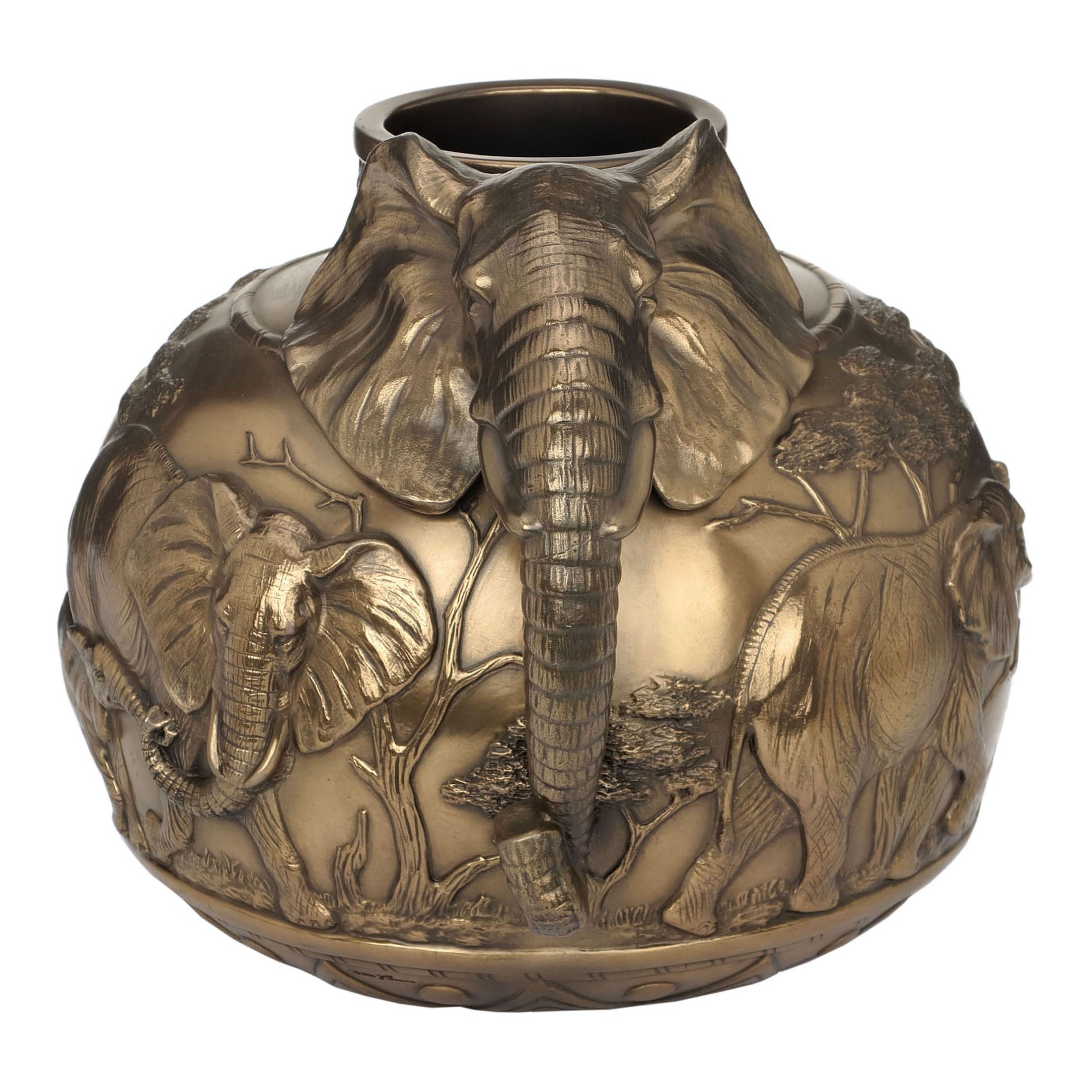 Safari Elephants Vase