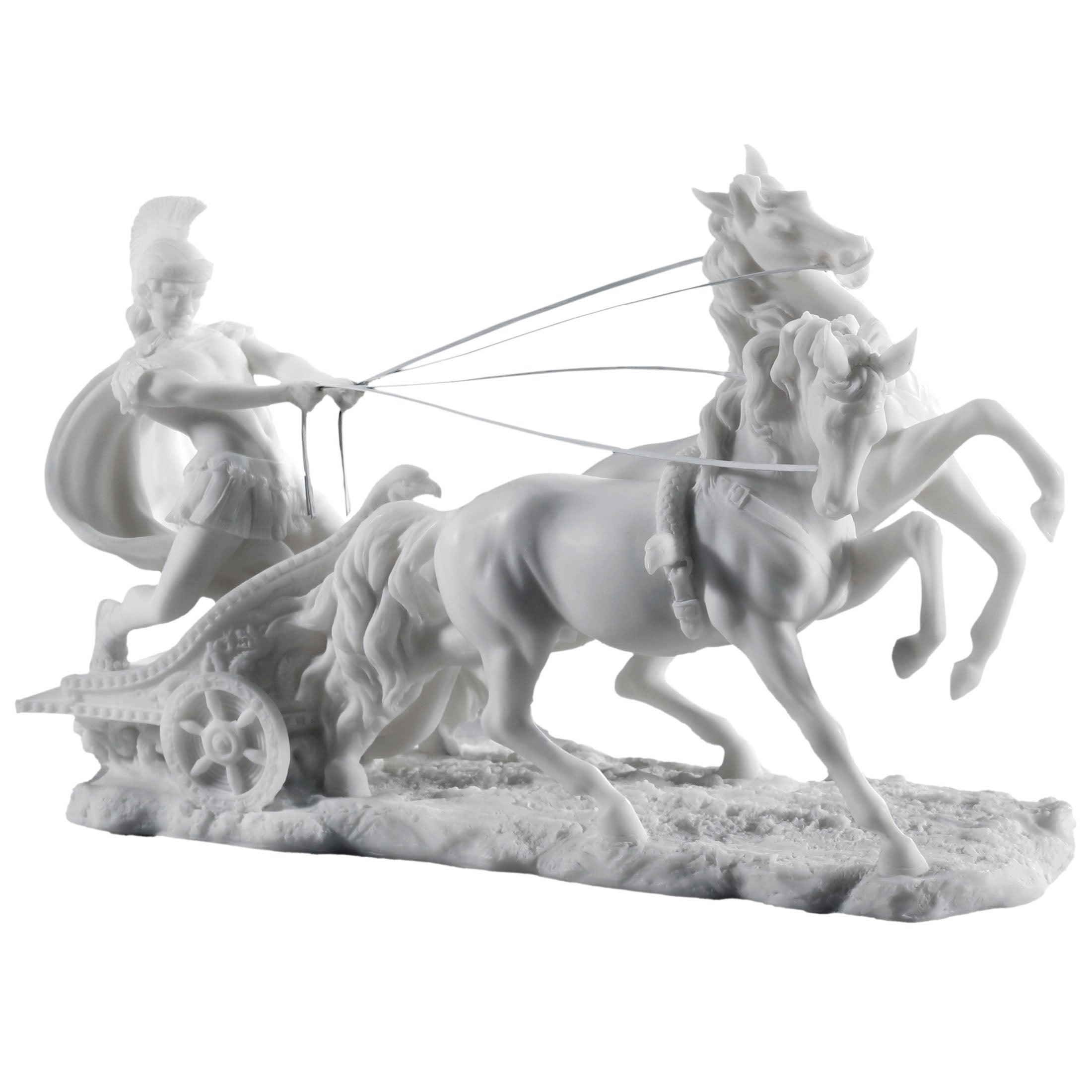 Roman Centurion On Two-Horse Chariot