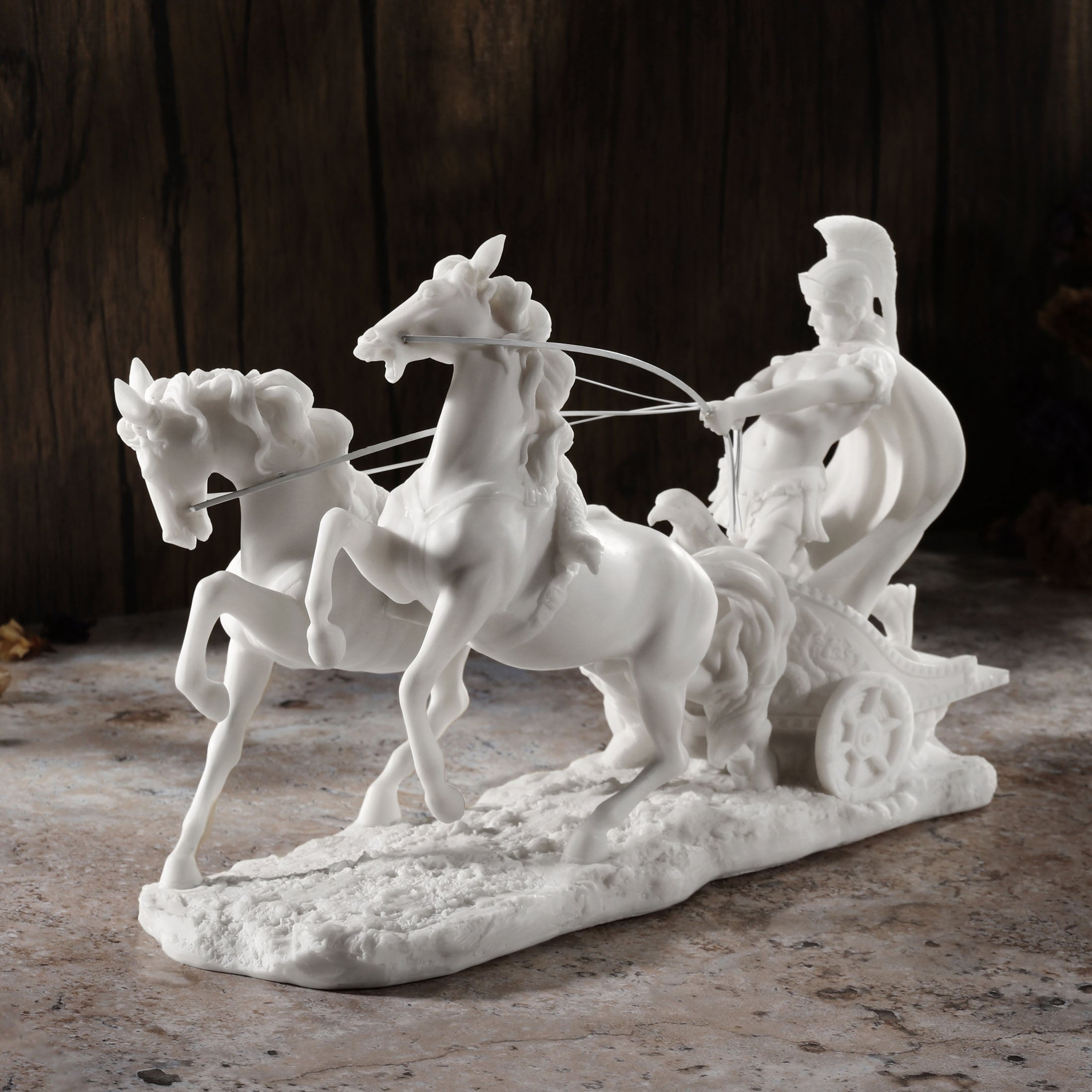 Roman Centurion On Two-Horse Chariot