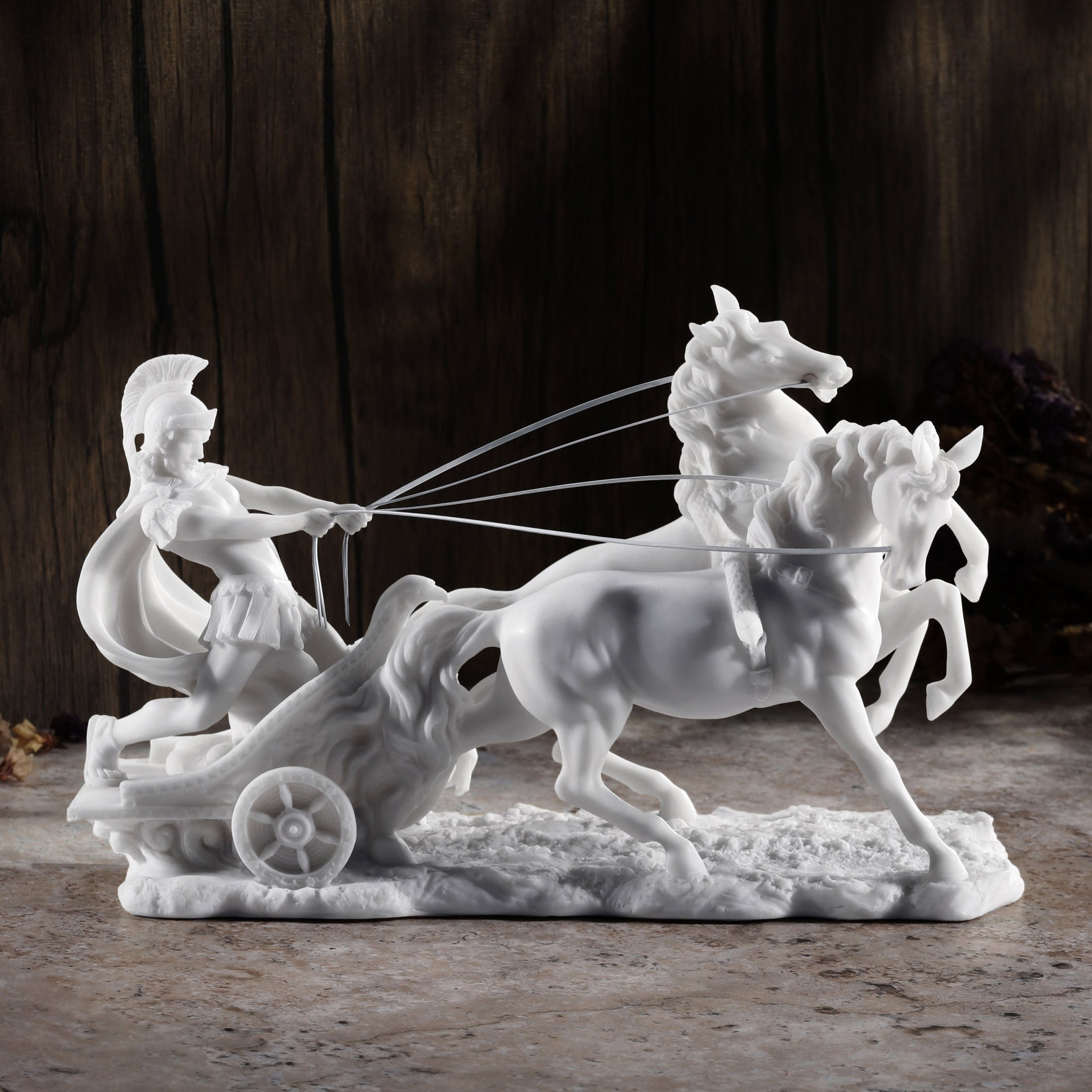 Roman Centurion On Two-Horse Chariot