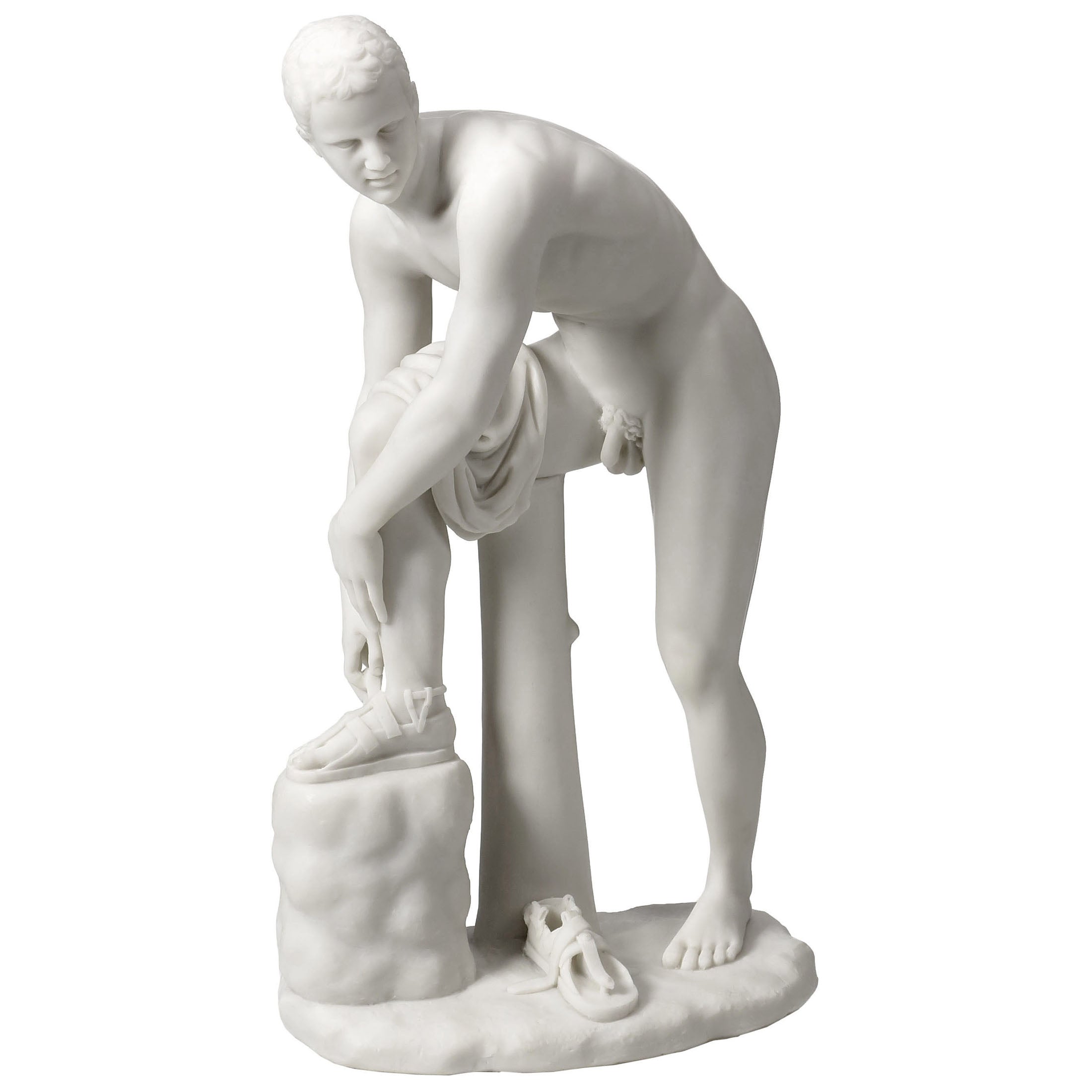 Hermes Fastening His Sandal