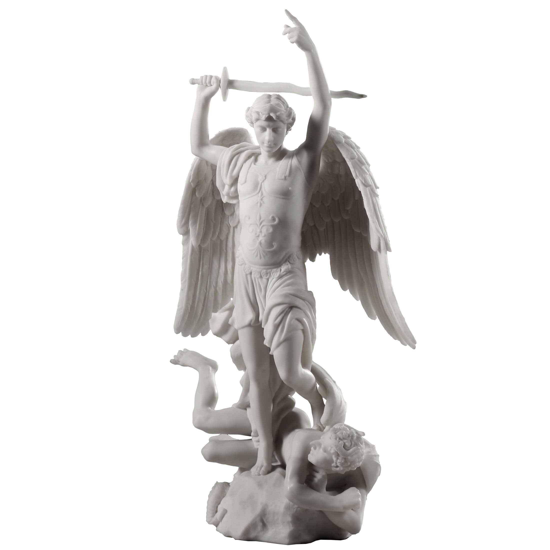 Saint Michael Standing On Demon