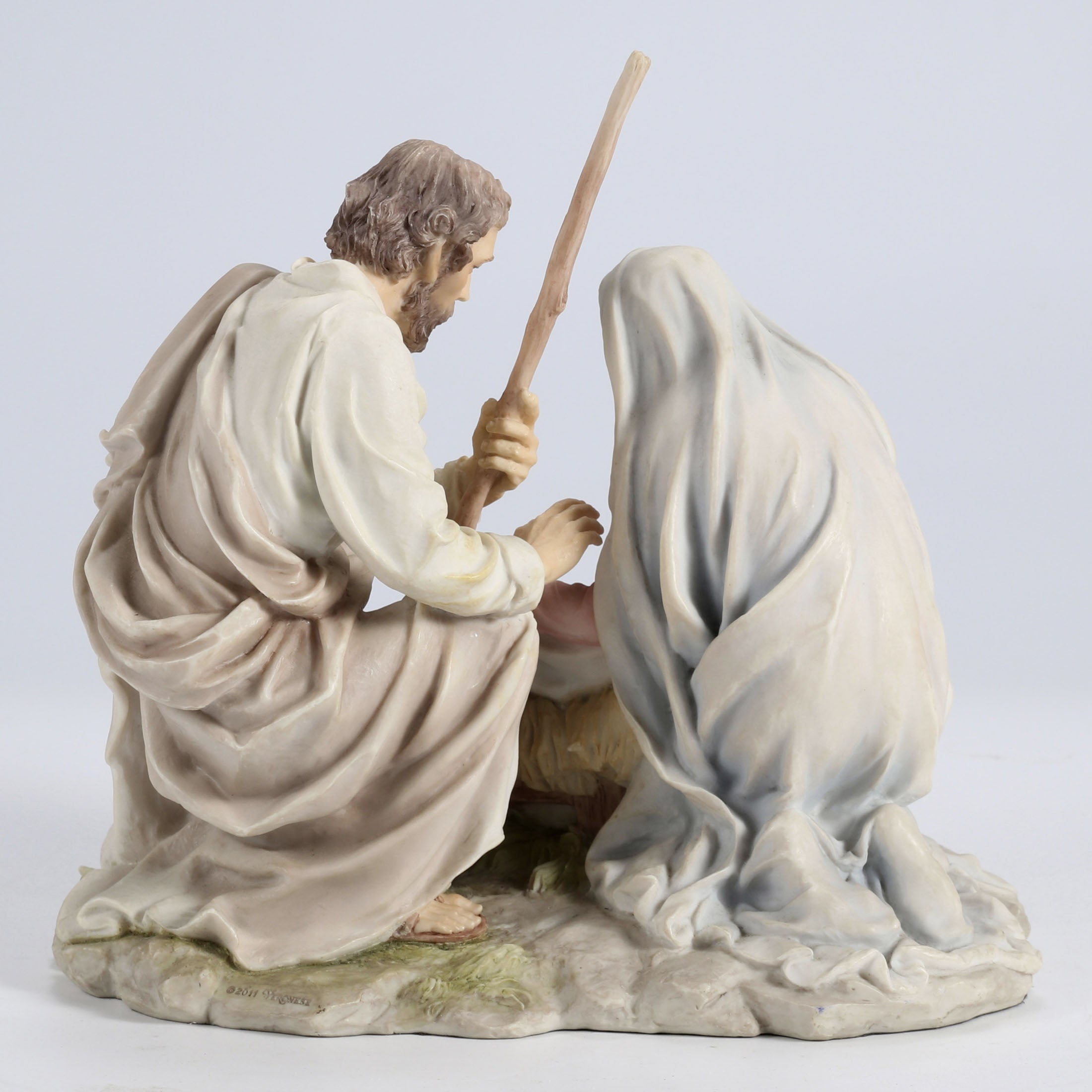 Nativity Baby Jesus, Mary And Joseph (Light Color)