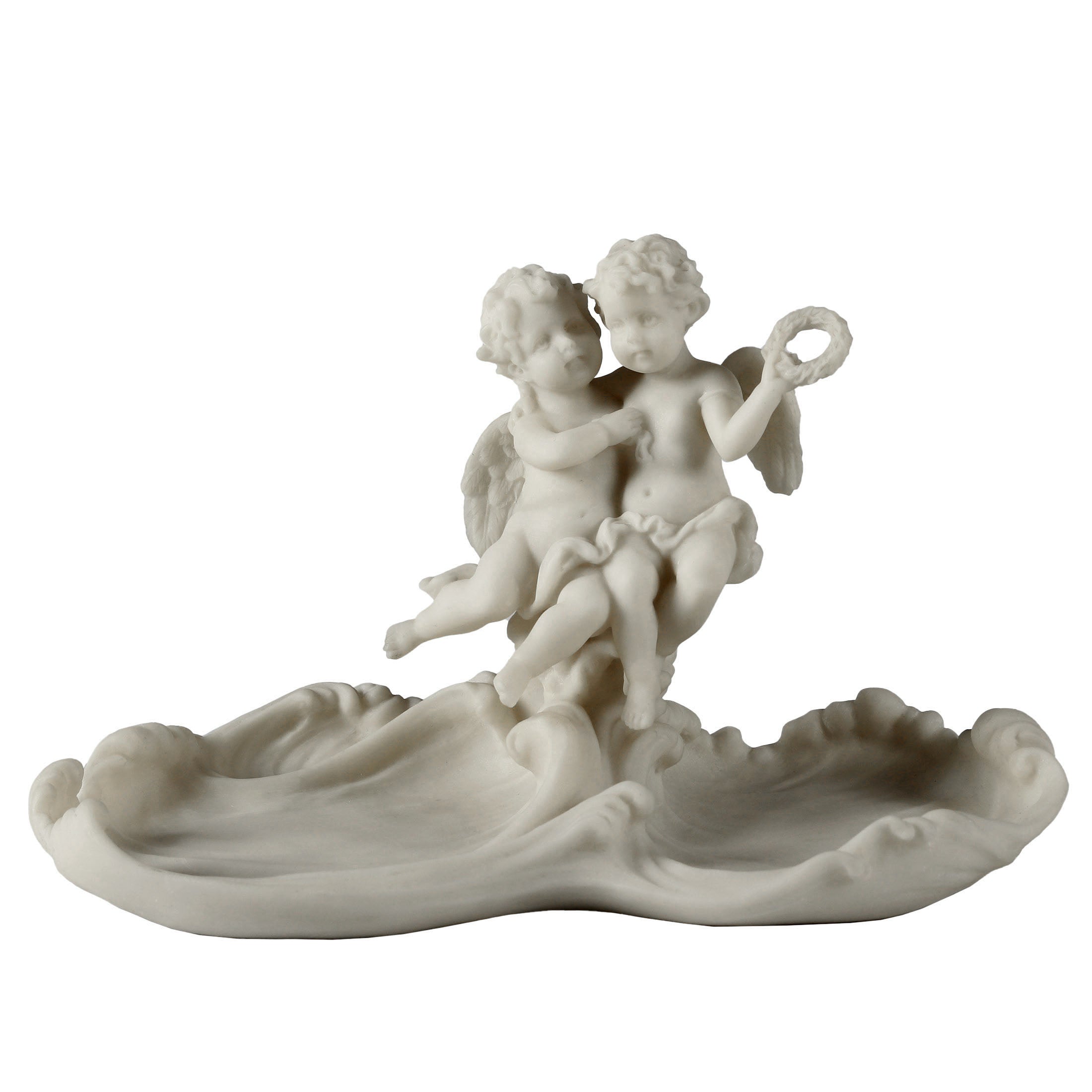 Cherubs On Wave Tray
