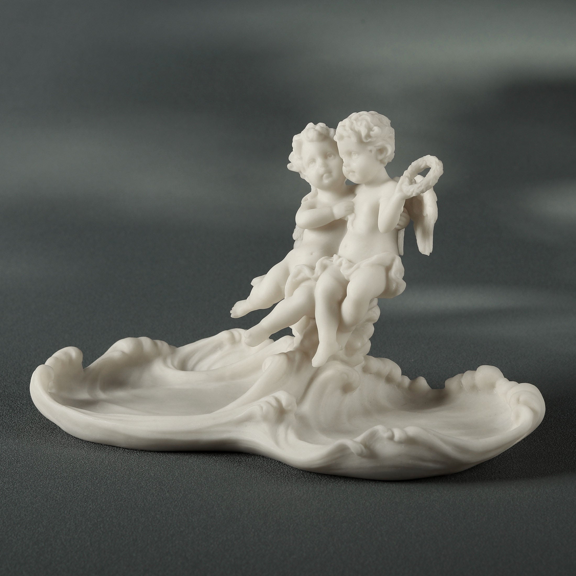 Cherubs On Wave Tray