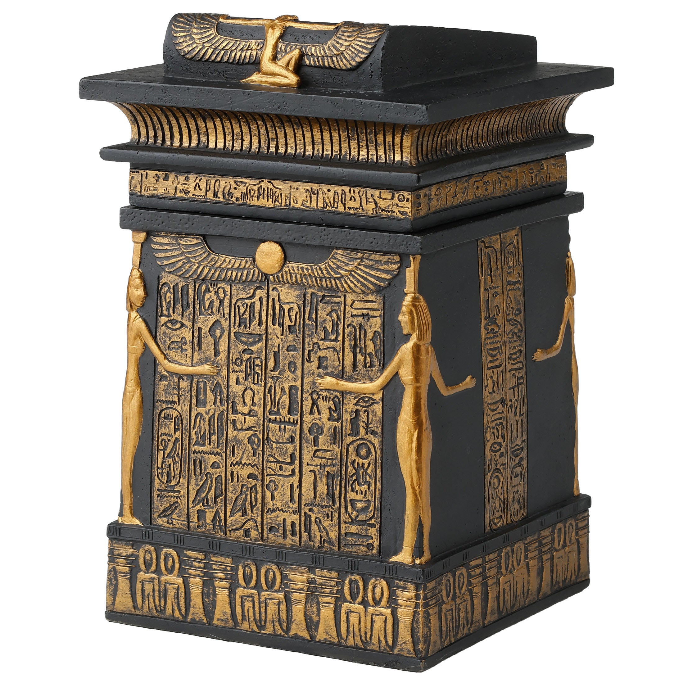 Egpytian Canopic Shrine Trinket Box